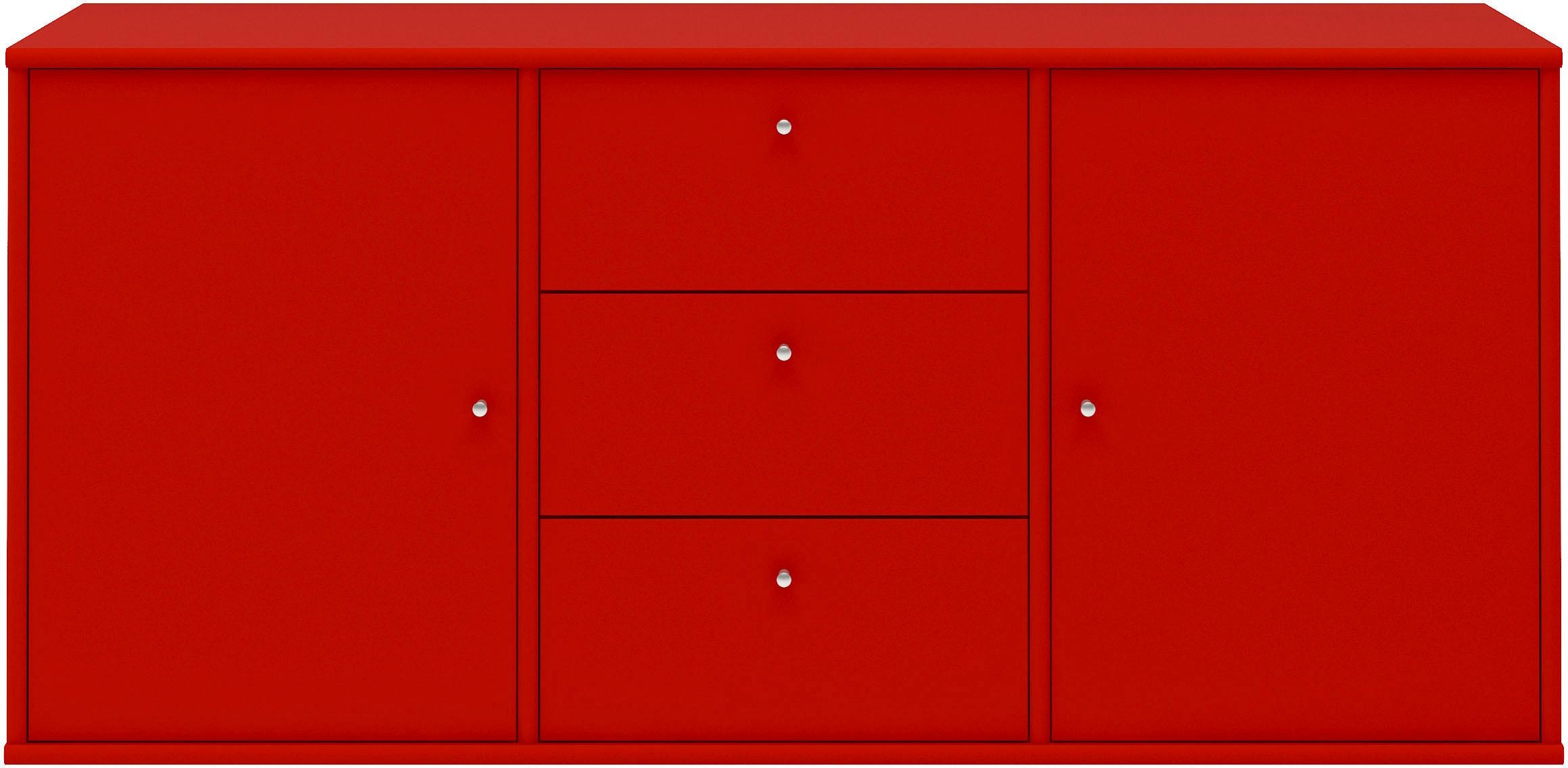 Hammel Furniture Sideboard »Mistral, Hochwertig Schrank, hängend/stehend montierbar«, mit Türen und Schubladen, B: 133 cm, anpassungsbar Designmöbel