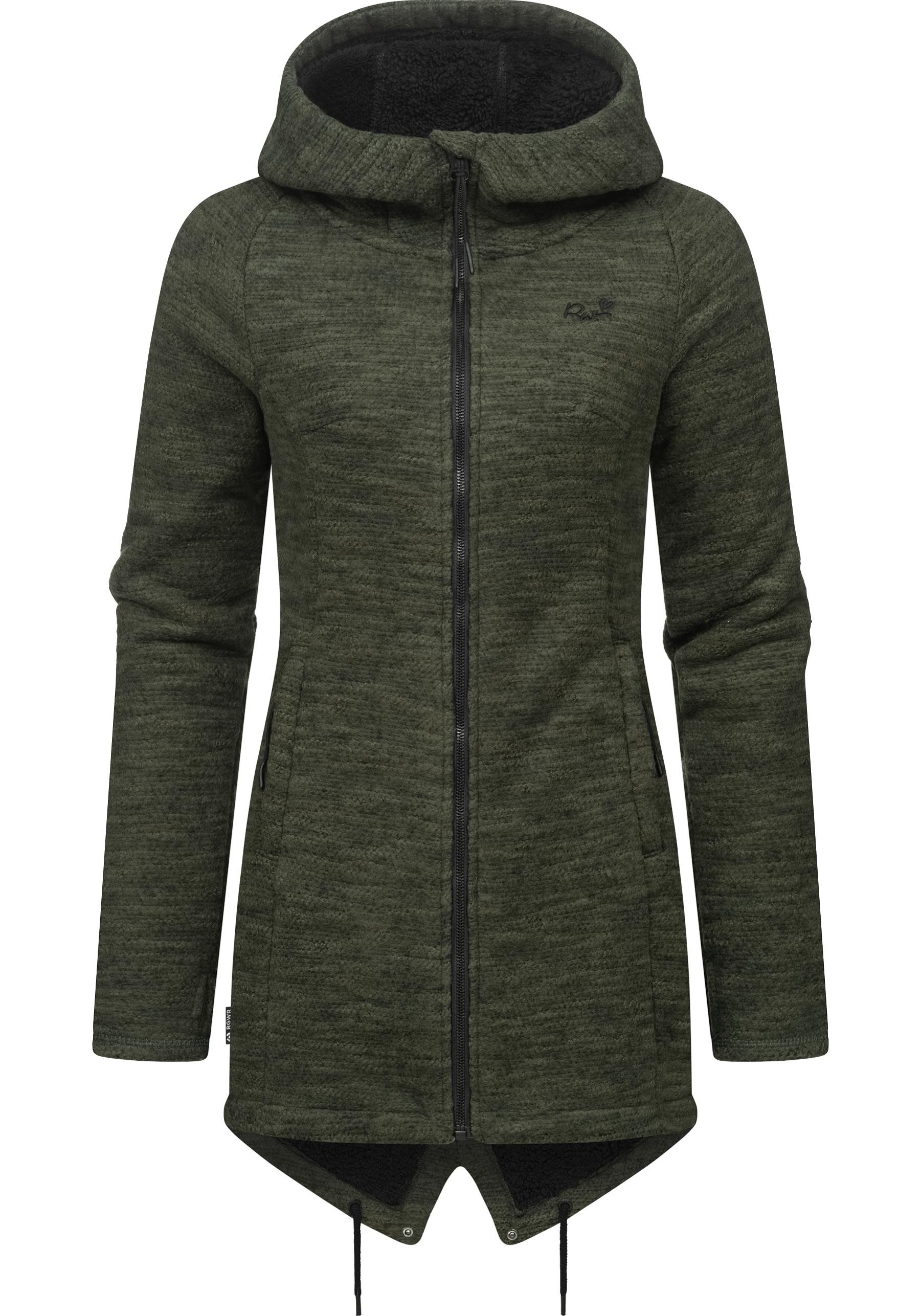 Ragwear Wingi Melange Women's Hooded Knit Jacket Green L 3