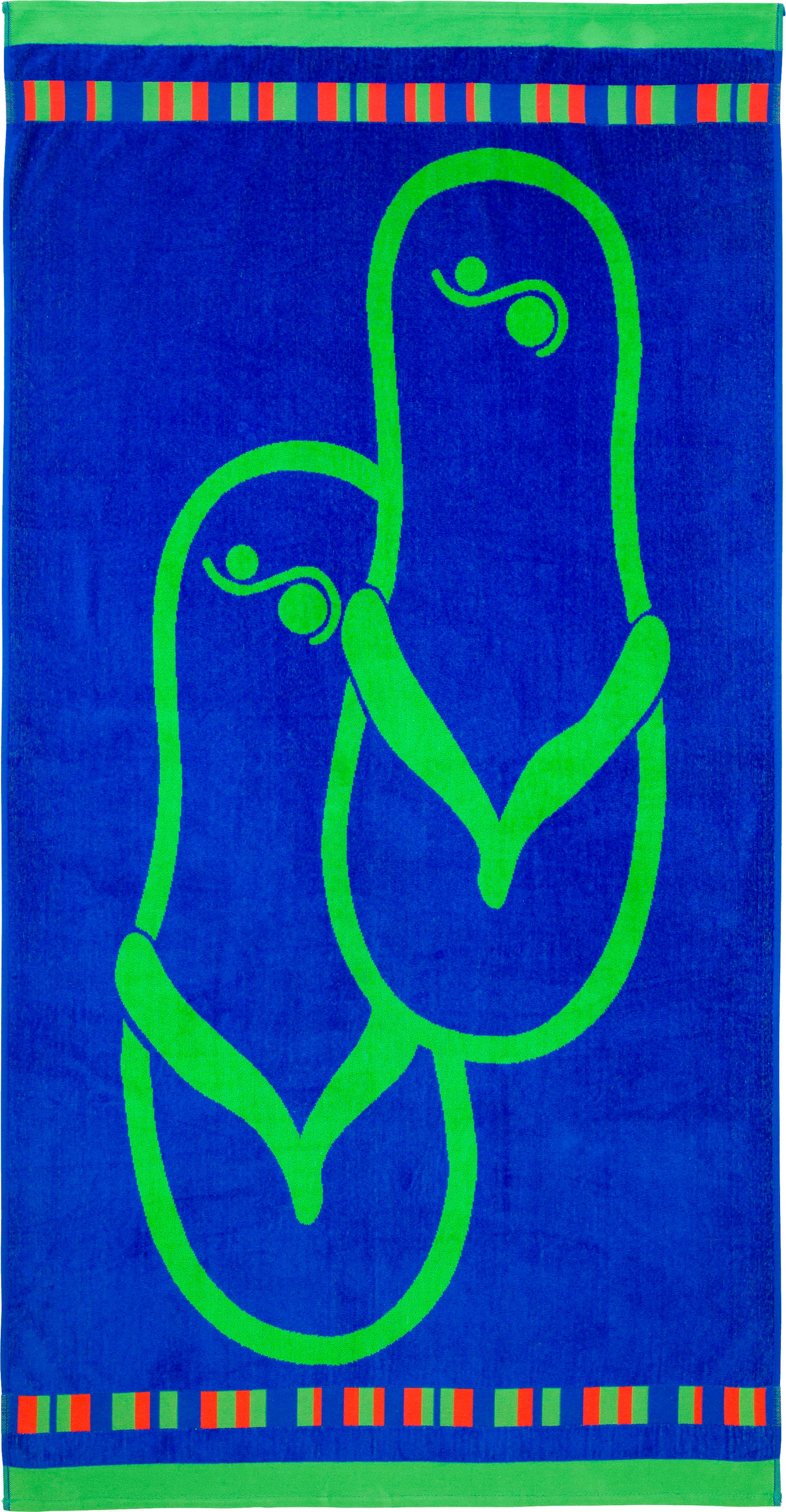 Gözze Strandtuch "FlipFlop" Badetuch, mit Motiv, reine Baumwolle günstig online kaufen