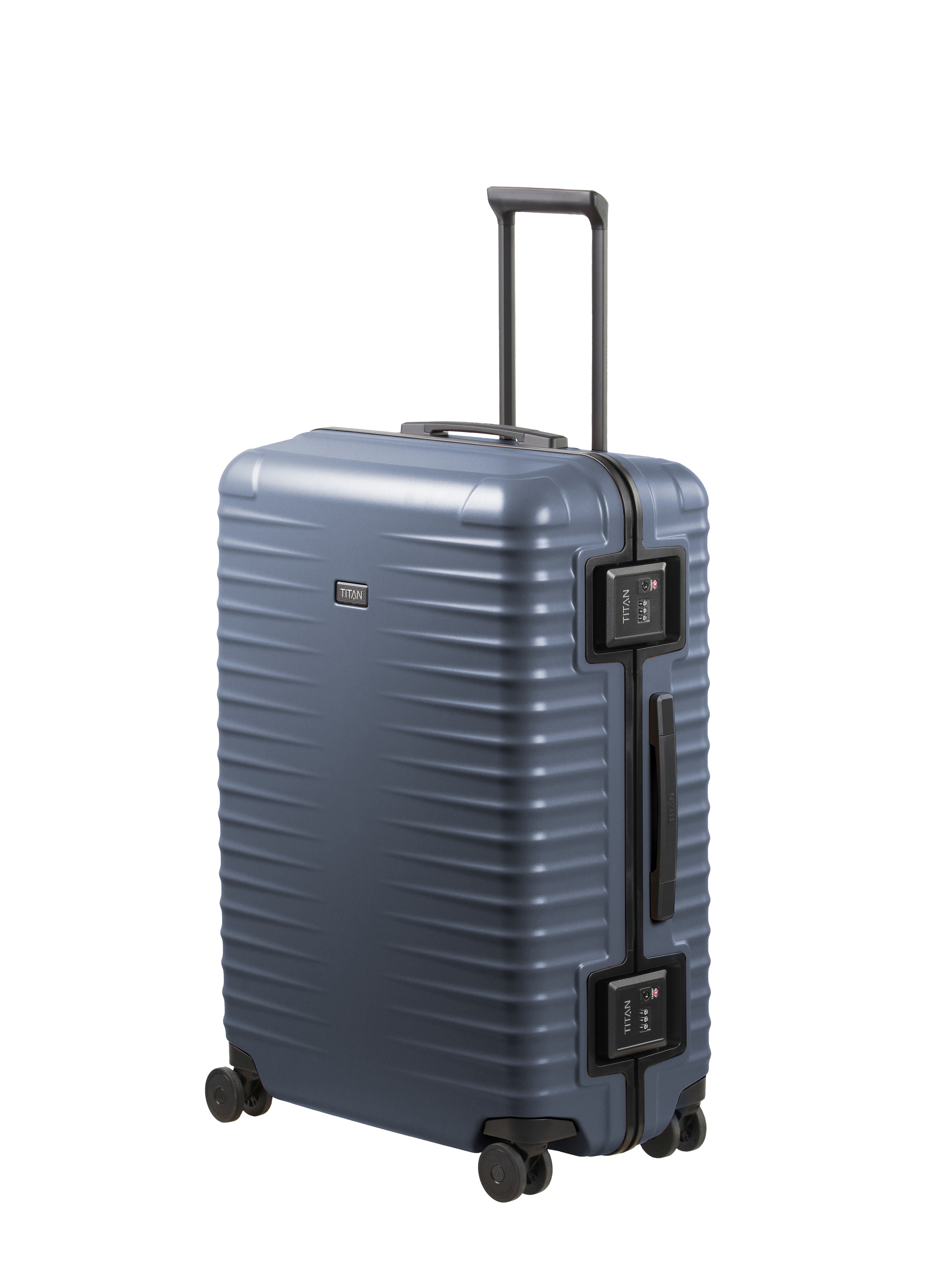 TITAN - Made in Germany Trolley "OVERSEAS Koffer Hartschale" 101 l 4 Rollen mit TSA-Rahmenschloss, intelligenter Innenaufteilung Größe L