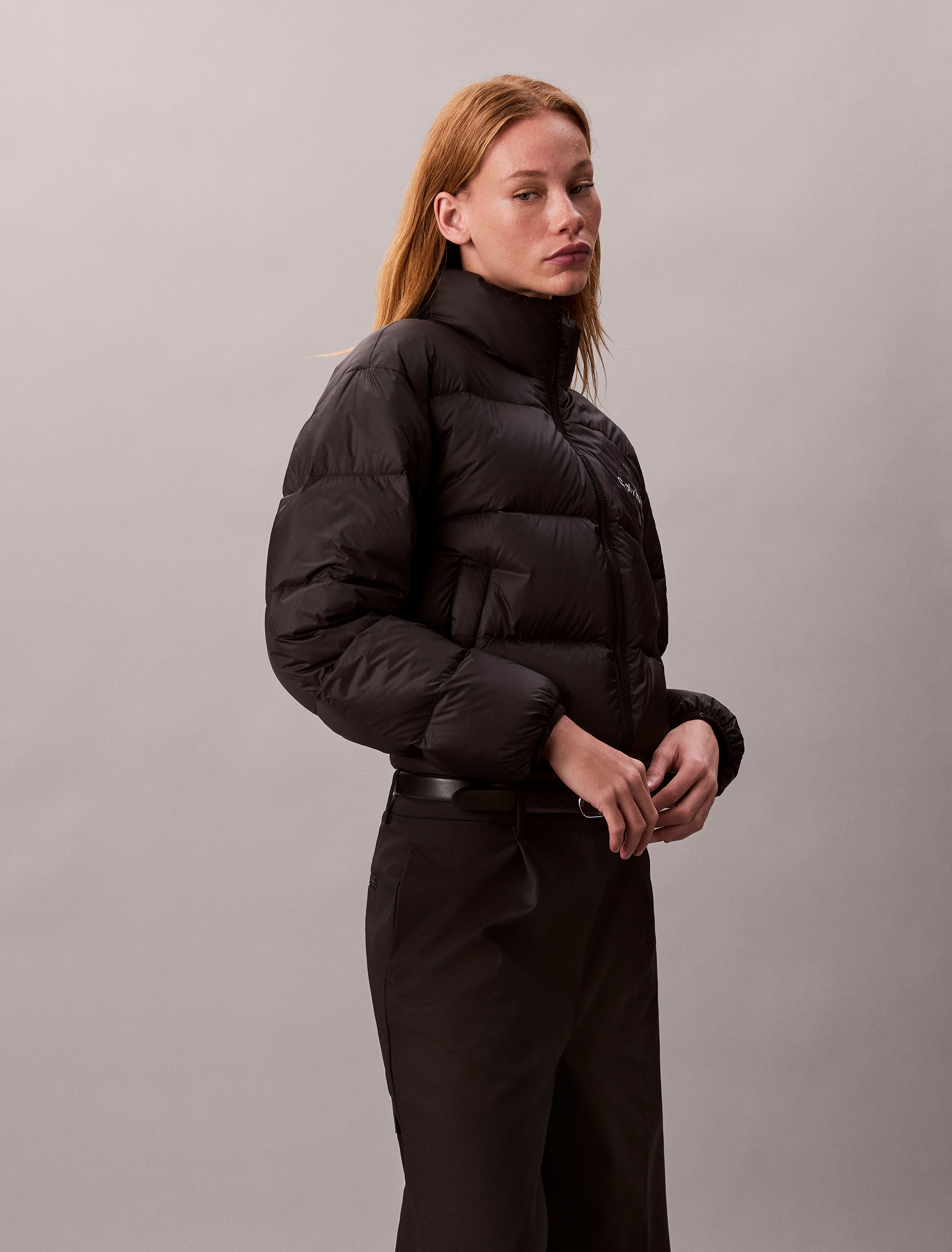 Calvin Klein Jeans Steppjacke "GRAPHIC LOGO PUFFER JACKET", Stehkragen, kur günstig online kaufen