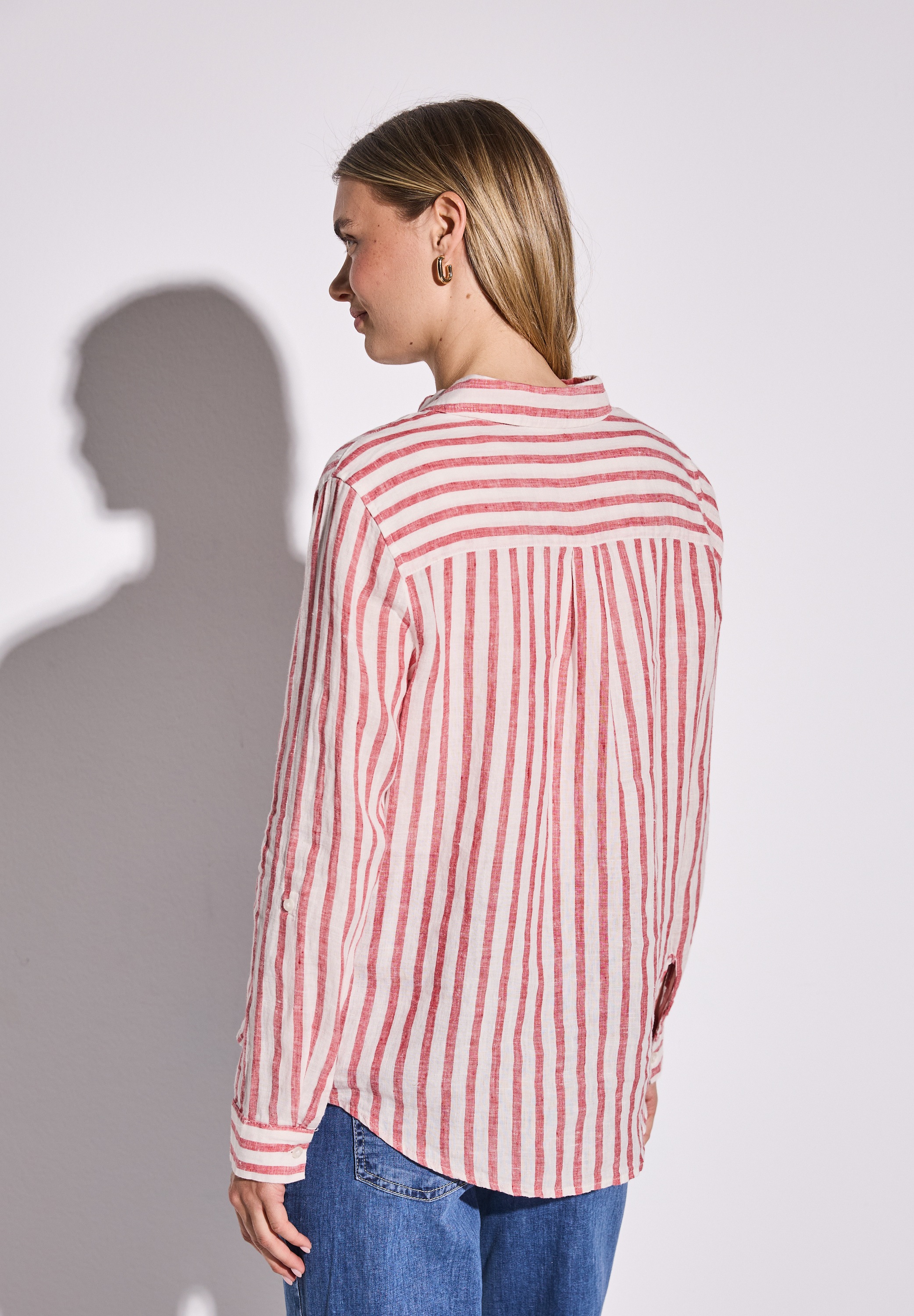 STREET ONE Hemdbluse, mit Streifen Muster günstig online kaufen