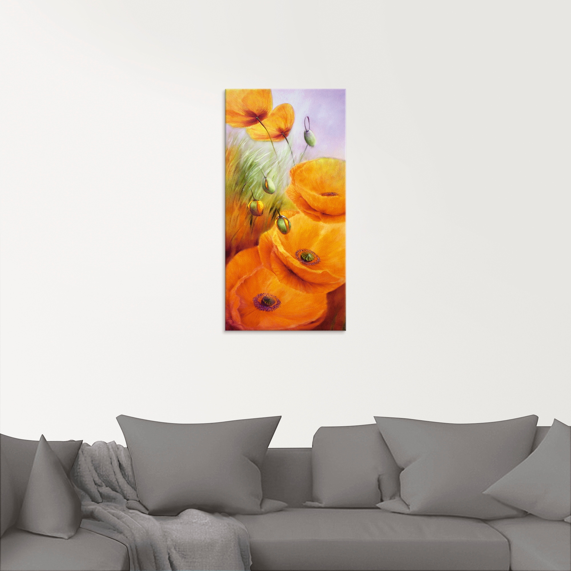 Artland Glasbild »Keine Wolkentage mehr«, Blumen, (1 St.), in verschiedenen Größen