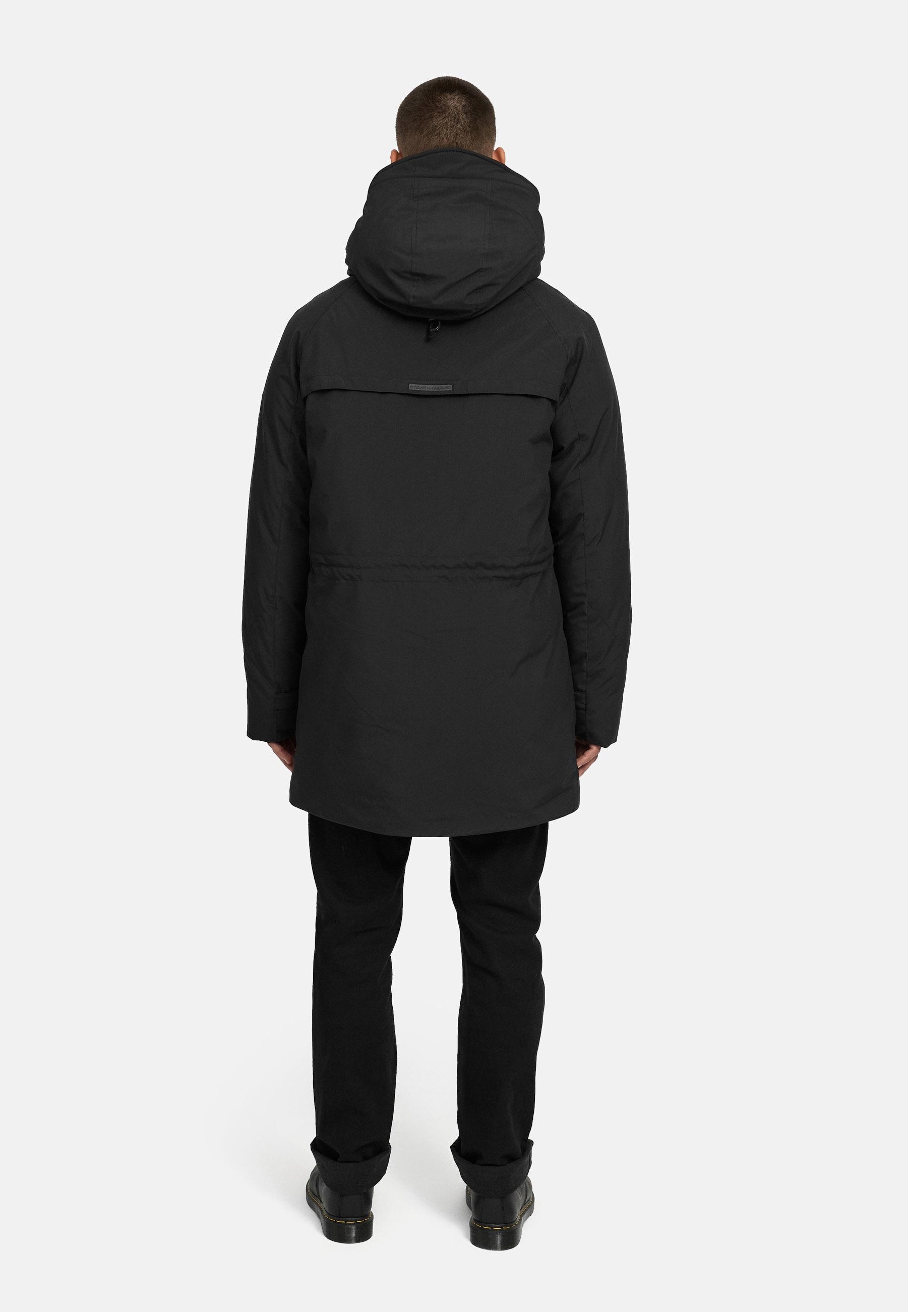 Stone Harbour Wintermantel »Emriis XX« Warmer Herren Mantel mit Magnet-Knöpfen