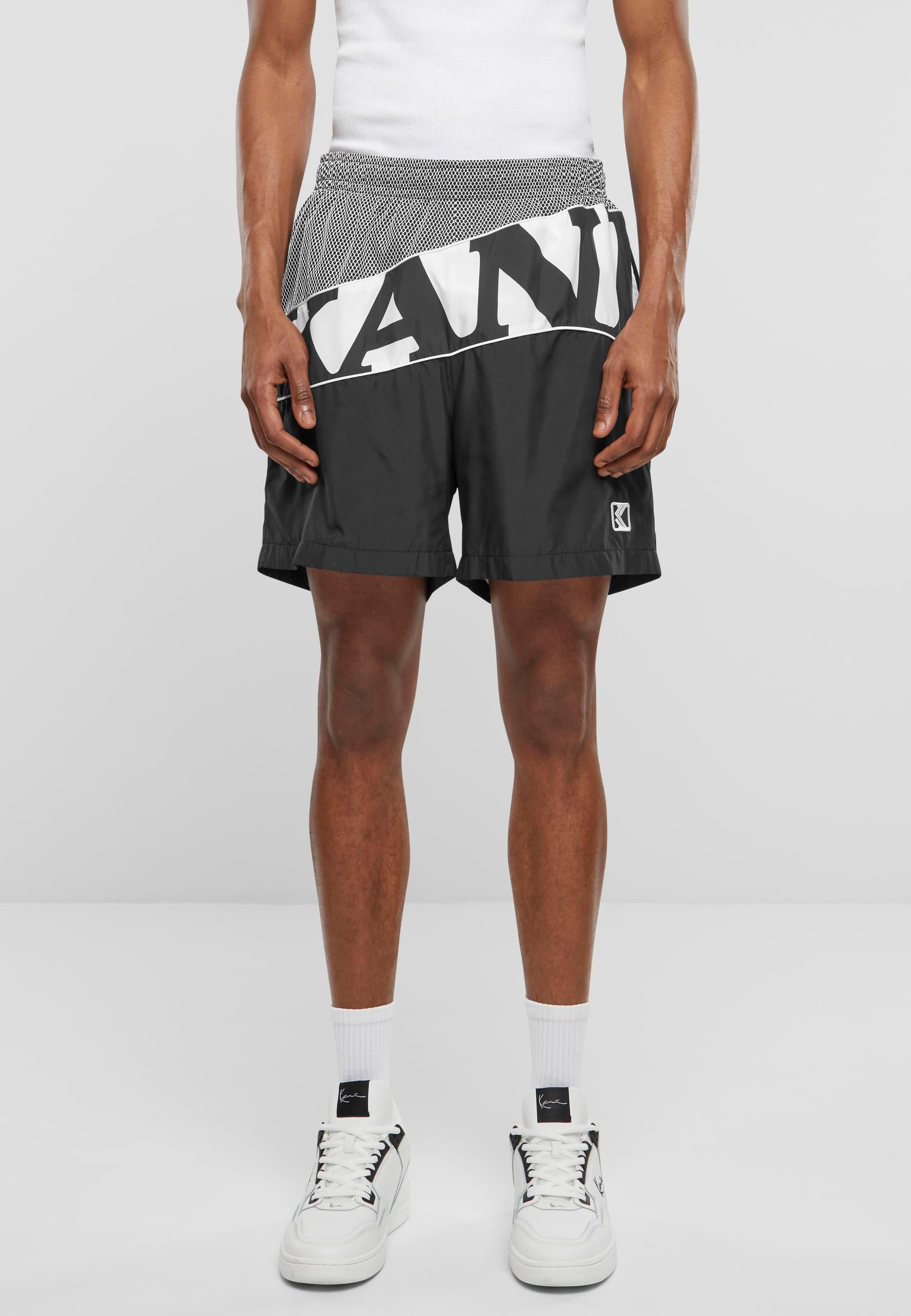 Karl Kani Shorts »Karl Kani Herren KM242-014-2 Wavy Retro Black Trackshorts«, (1 tlg.)