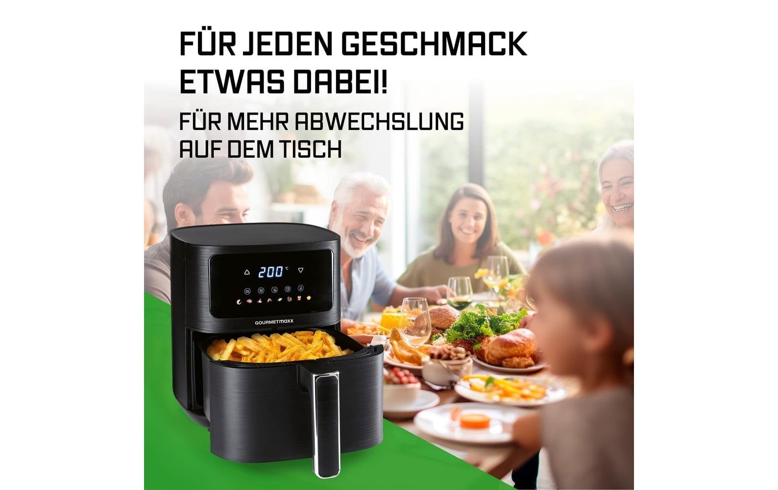 GOURMETmaxx Heißluftfritteuse »AirGenius S 4,5 l« 1500 W