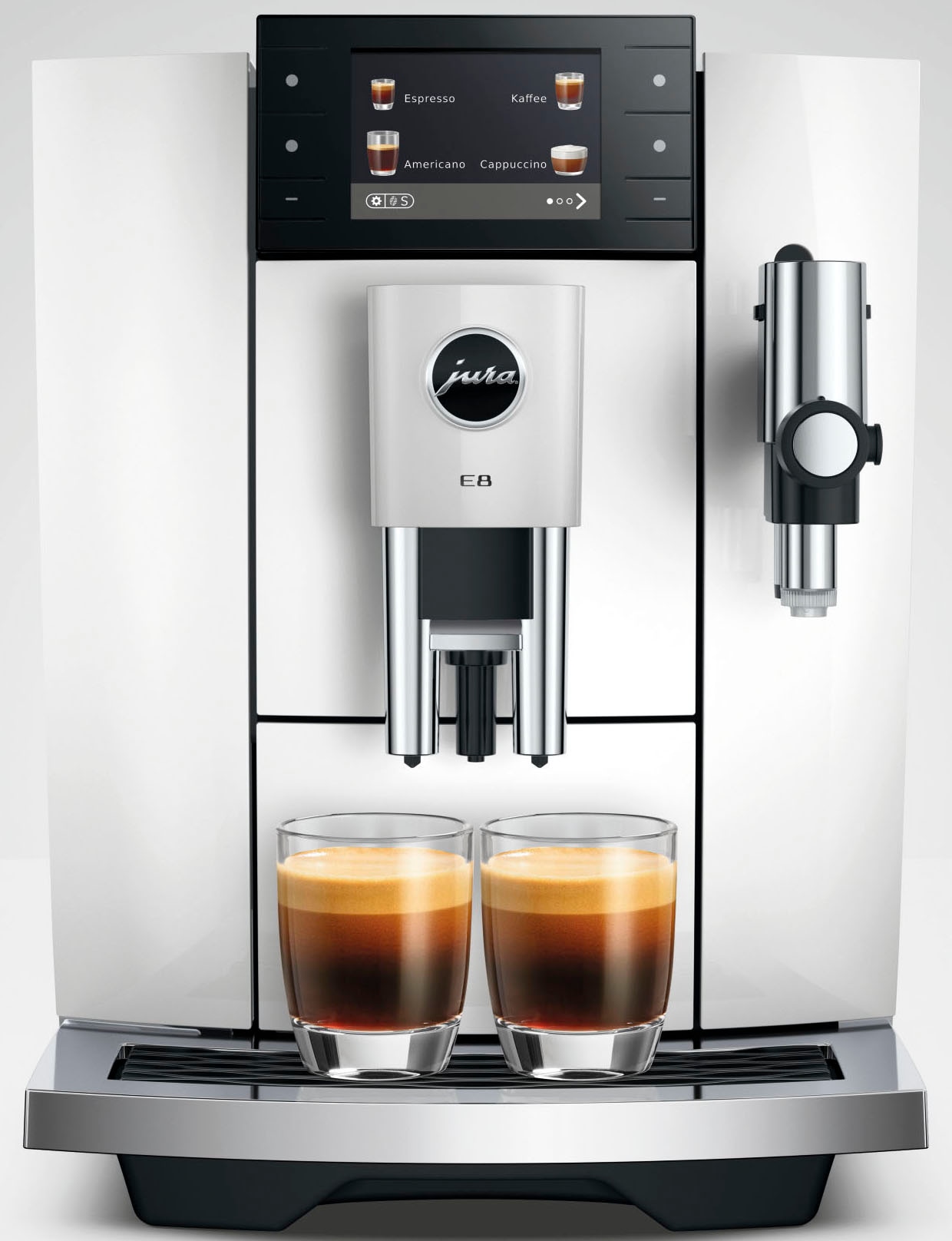 JURA Kaffeevollautomat »15747 E8 Piano White (ED)«
