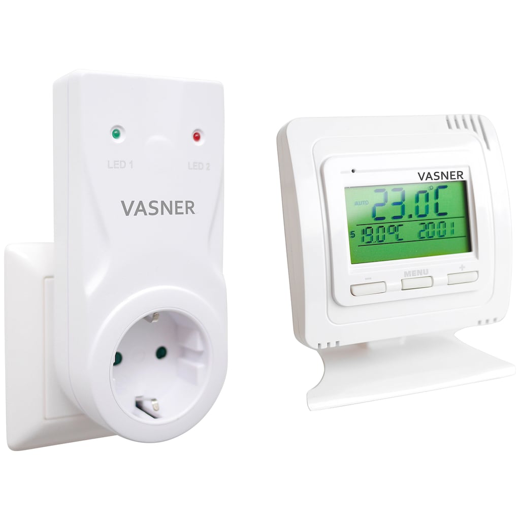 Vasner Raumthermostat »VFTB-AS«, für Infrarotheizung, Sender + Steckdosen Empfänger