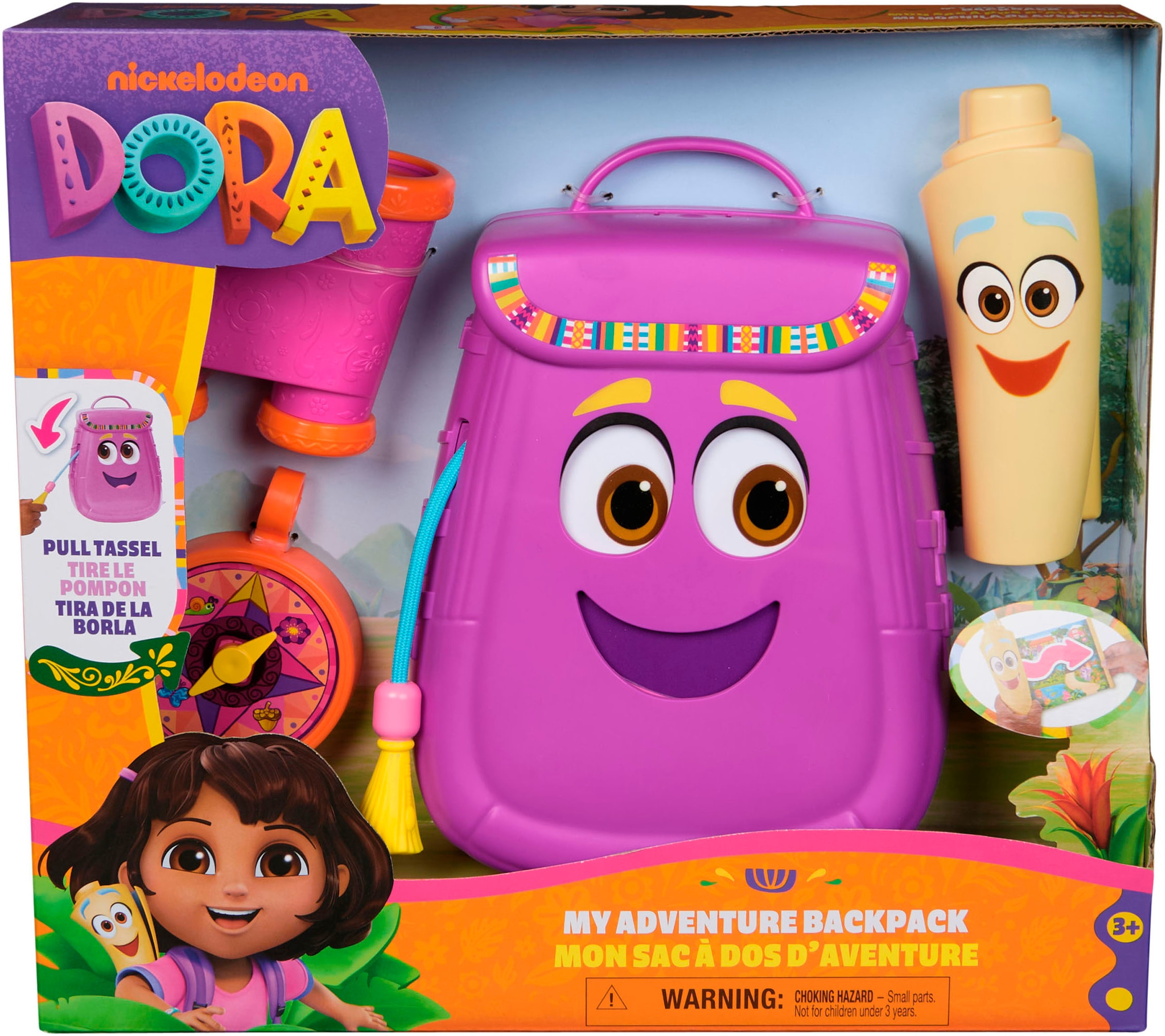Spin Master Lernspielzeug »Dora - Mein Abenteuer Rucksack«, (Set, 4 St.)