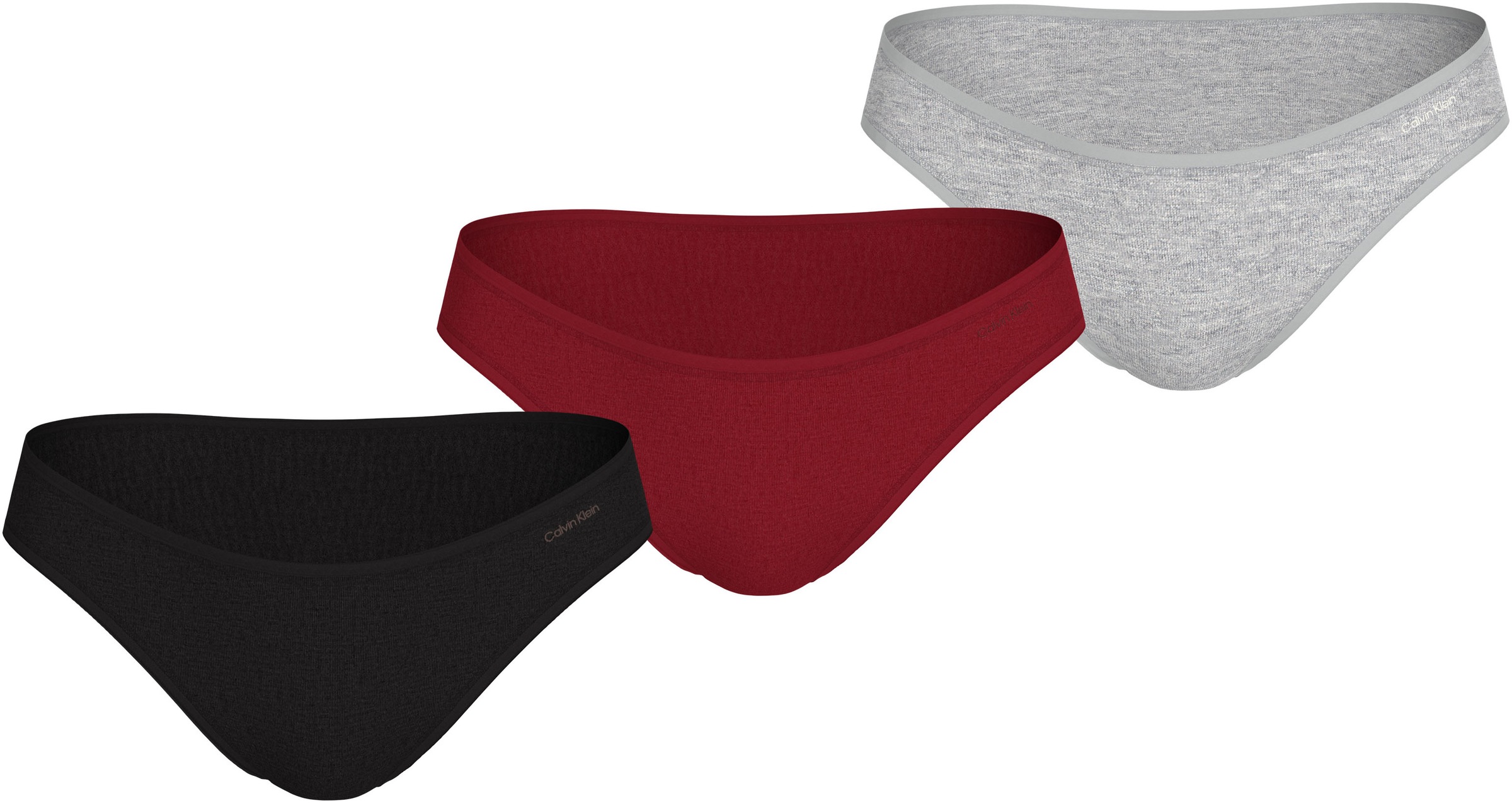 Calvin Klein Underwear Bikinislip "BIKINI 3PK", 3 Stk. mit Logo-Schriftzug günstig online kaufen