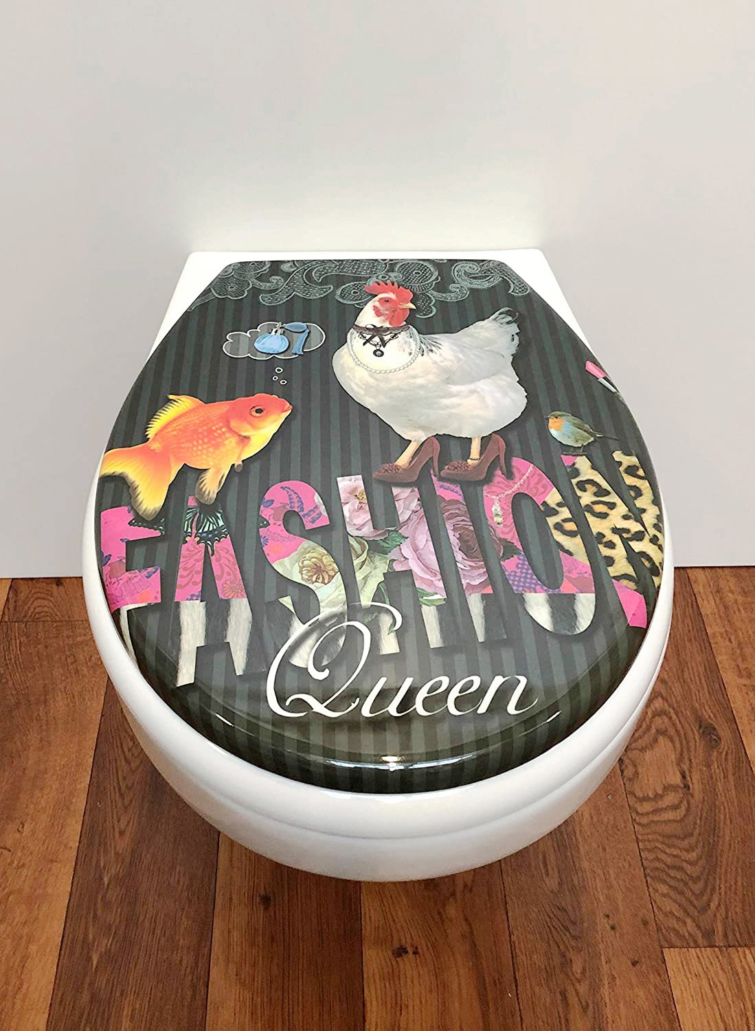 ADOB WC-Sitz »Fashion Queen«, Absenkautomatik, zur Reinigung abnehmbar