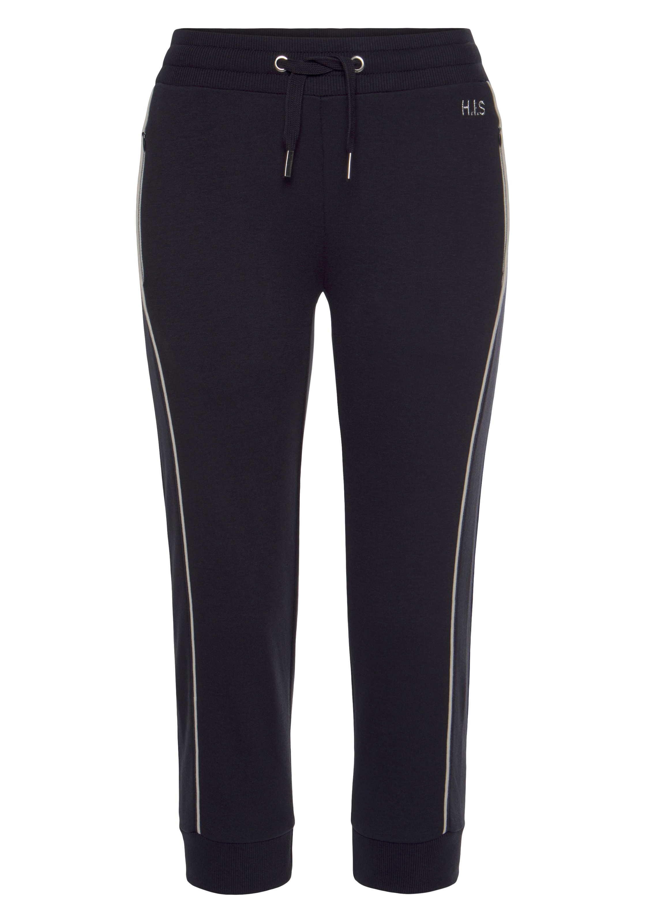 H.I.S Caprihose, mit seitlichen Piping, Loungeanzug günstig online kaufen