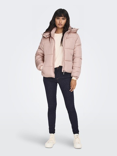 ONLY Steppjacke »ONLCALLIE FITTED PUFFER JACKET CC OTW«, mit Kapuze