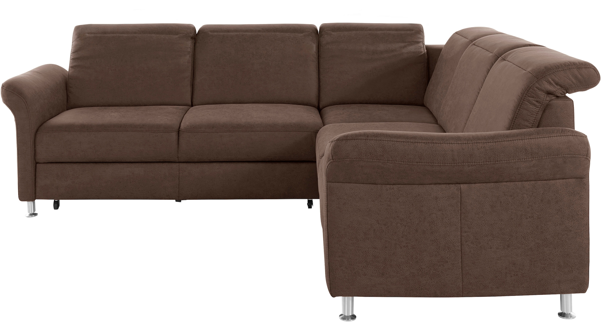 sit&more Ecksofa "Darwin L-Form", inklusive Federkern, wahlweise mit Kopfte günstig online kaufen