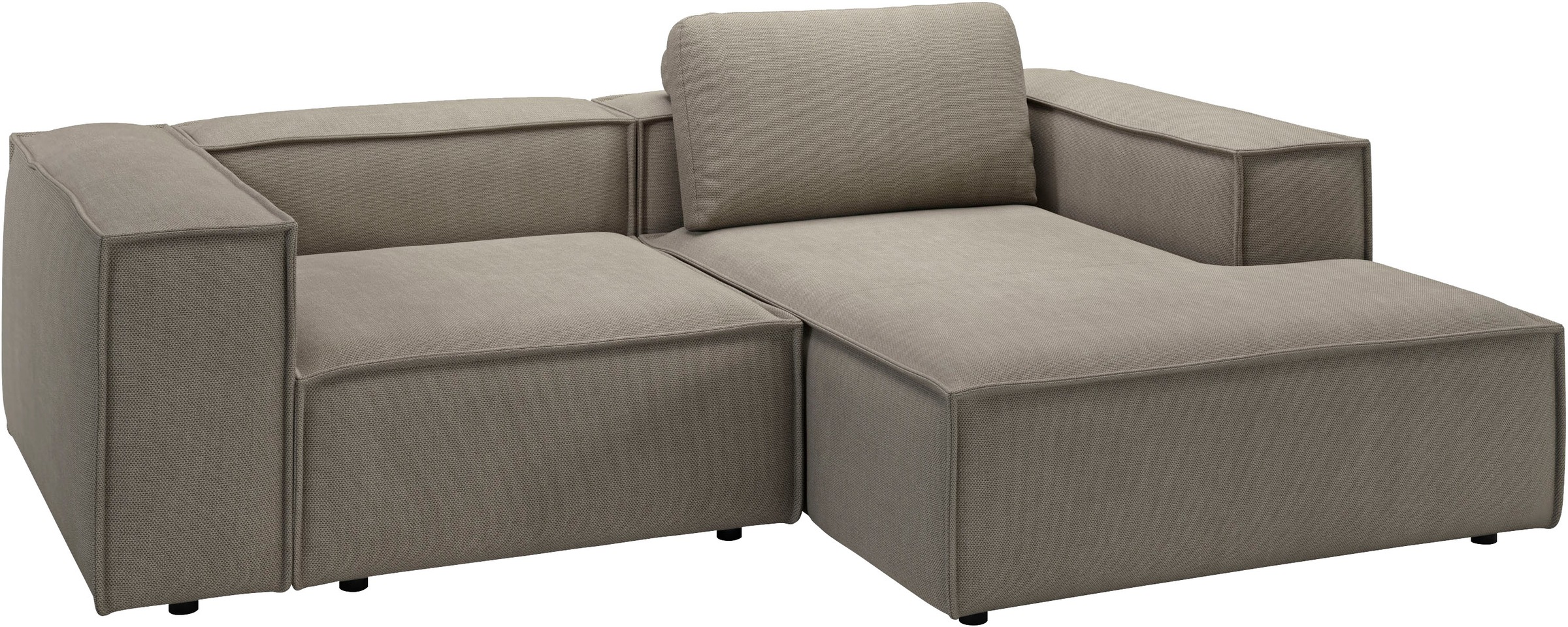 Places of Style Ecksofa "Watertown, kompakte L-Form, 246 cm breite für klei günstig online kaufen