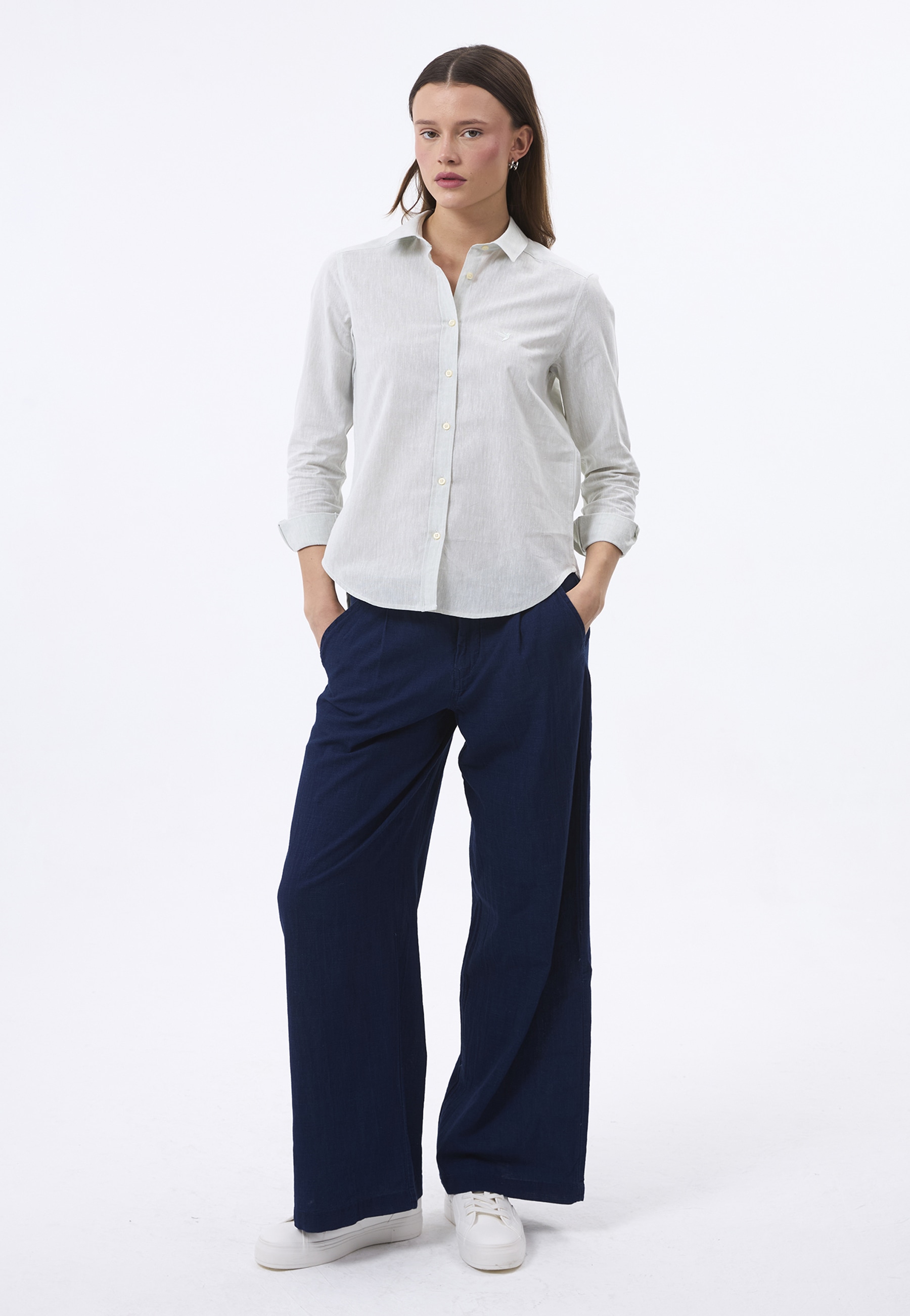 Felix Hardy Hemdbluse »Leinen-Shirt«