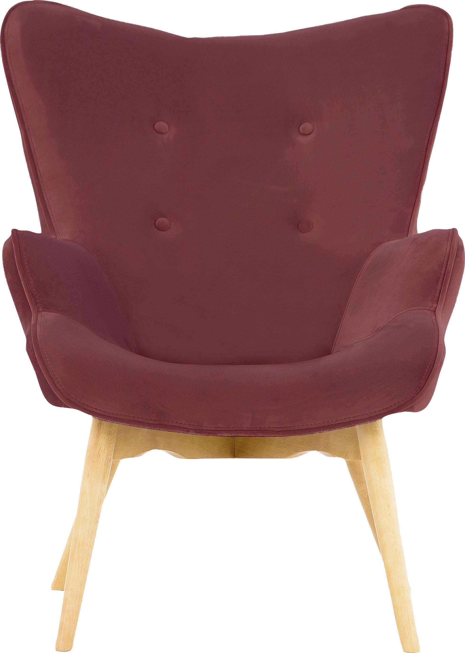 Home affaire Sessel "Egense" wahlweise mit oder ohne Hocker günstig online kaufen