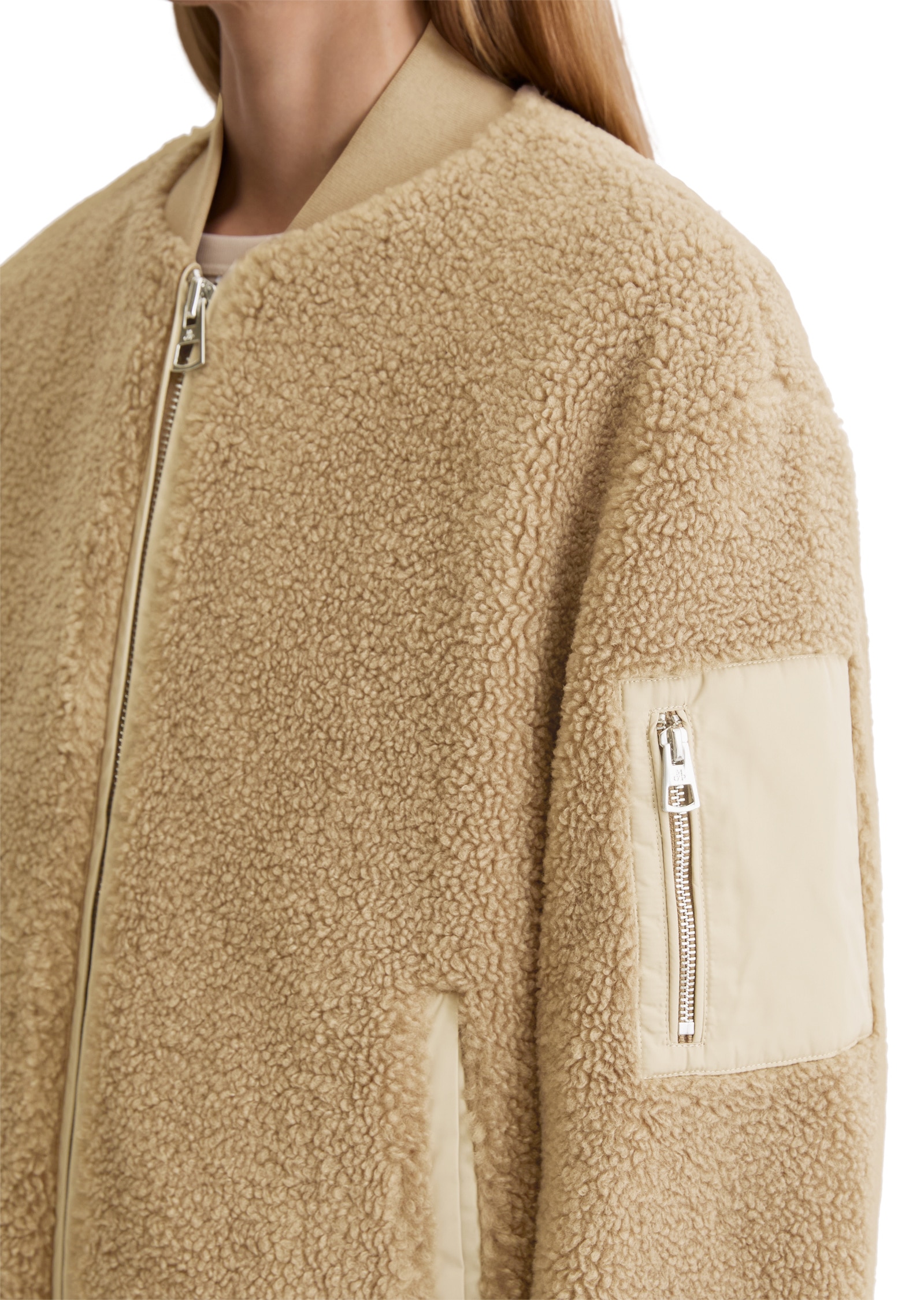 Marc O'Polo Kurzmantel »aus weichem Curly-Plüsch«