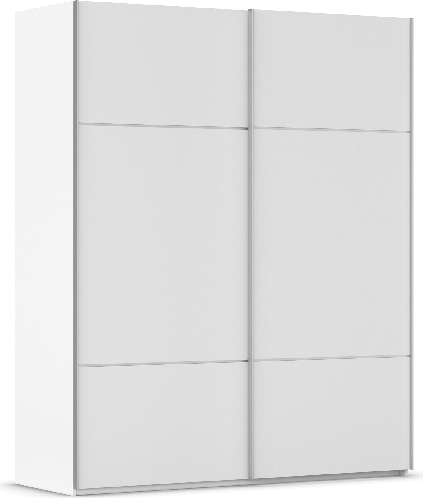 rauch 1100000002199 "Kleiderschrank Schrank Garderobe Schlafzimmerschrank SCALE-TRIO" edle dreigeteilte Front, 2 Zierleisten in Griff-Farbe MADE IN GERMANY