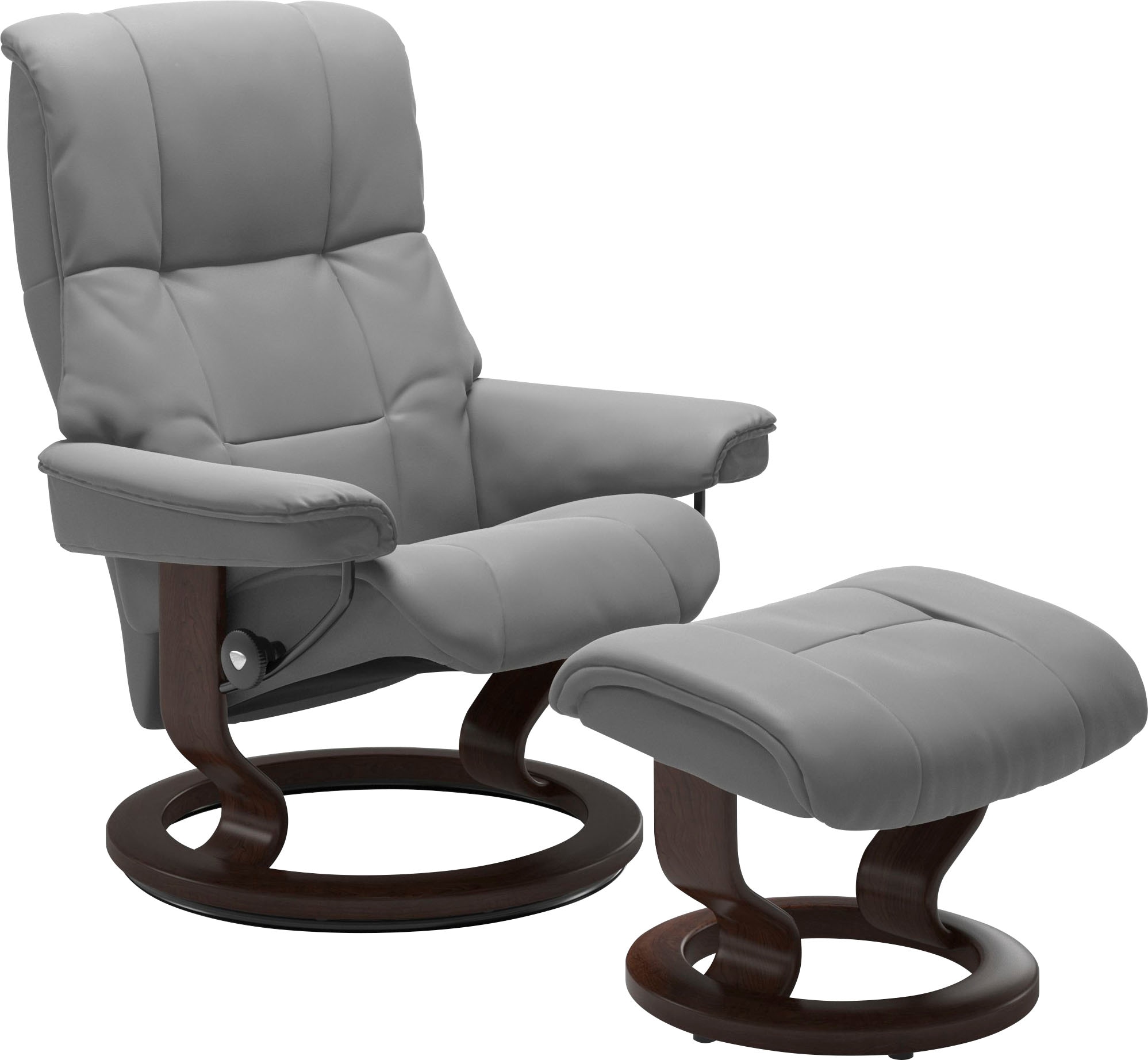 Stressless "Mayfair" Relaxsessel mit Hocker, mit Classic Base, Gestell Brau günstig online kaufen
