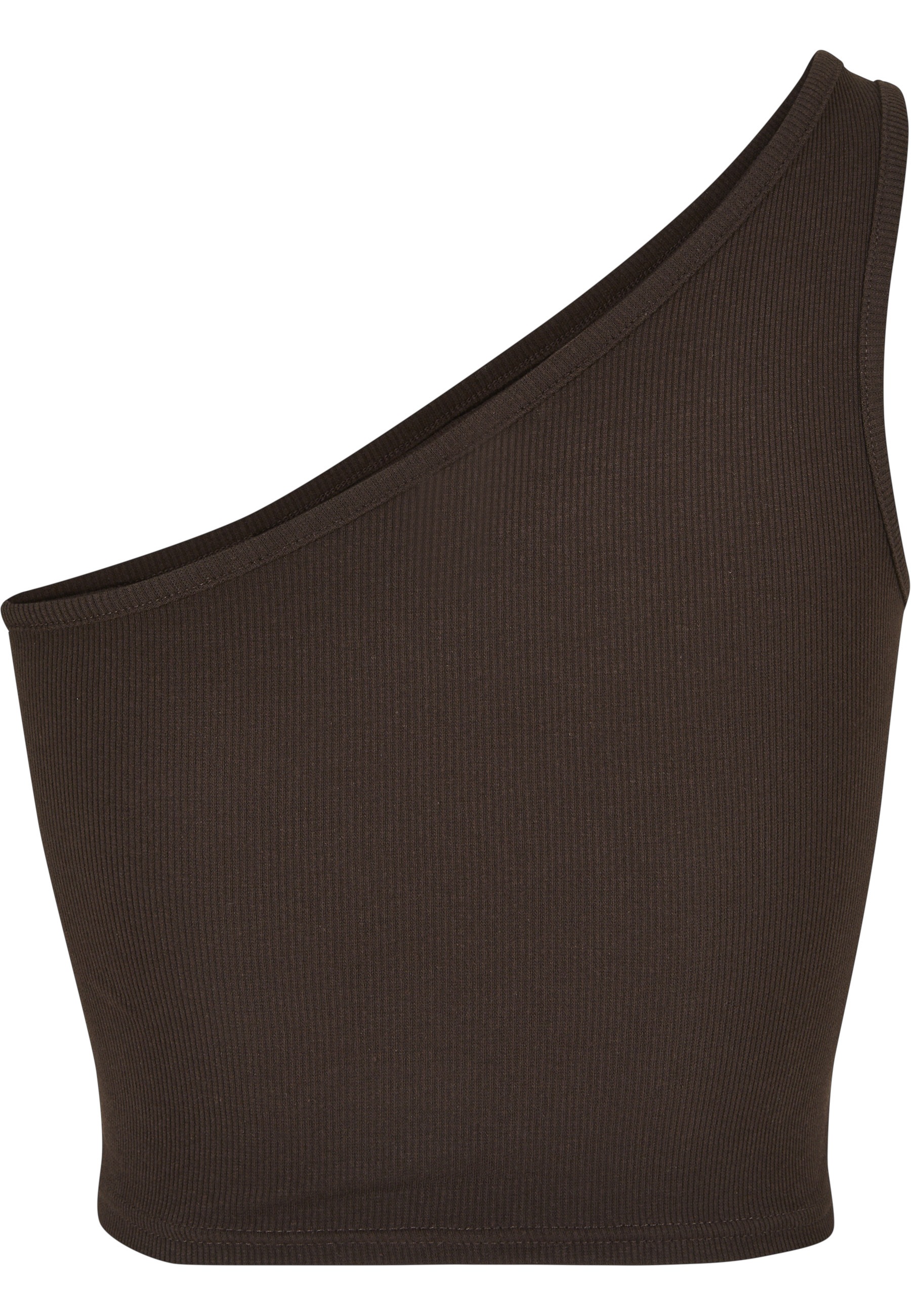 URBAN CLASSICS Tanktop "Urban Classics Damen Ladies Cropped Asymmetric Top" günstig online kaufen