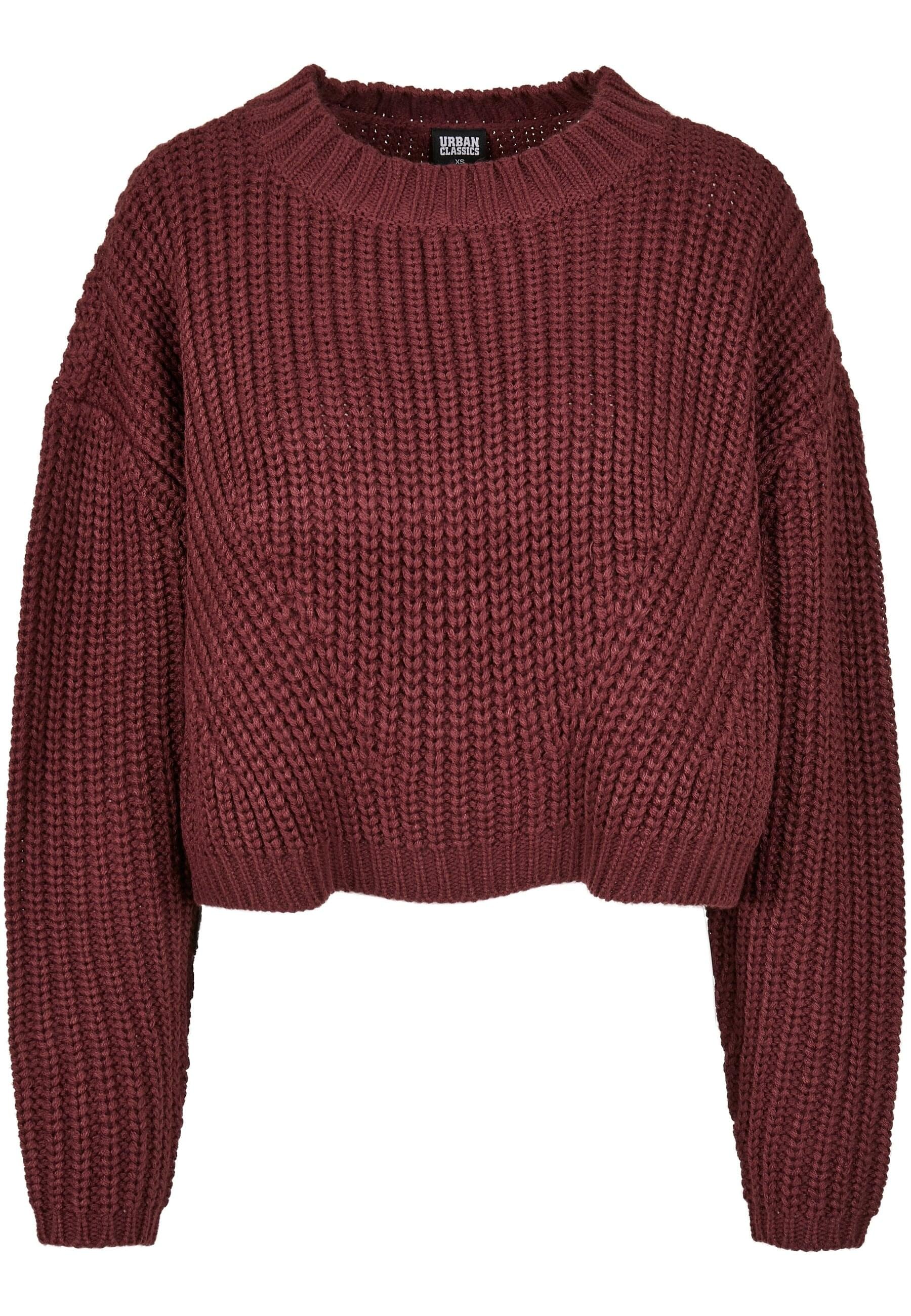 URBAN CLASSICS Rundhalspullover "Urban Classics Damen Ladies Wide Oversize Sweater"