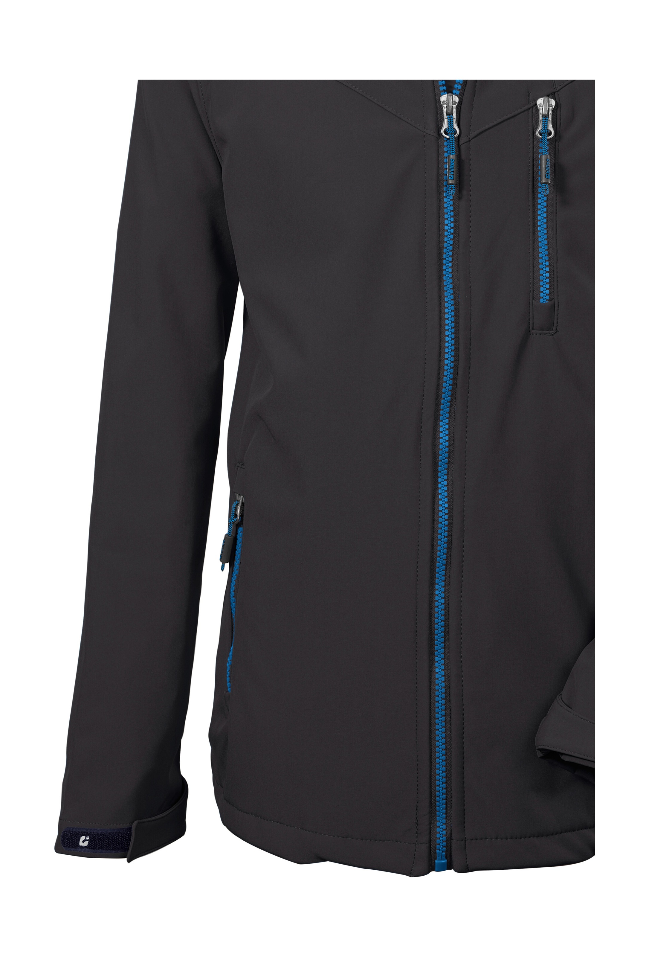 Killtec Softshelljacke »Boys Softshelljacke«, Wasserabweisende Softshelljacke mit Kapuze, Fleece und PFAs-frei