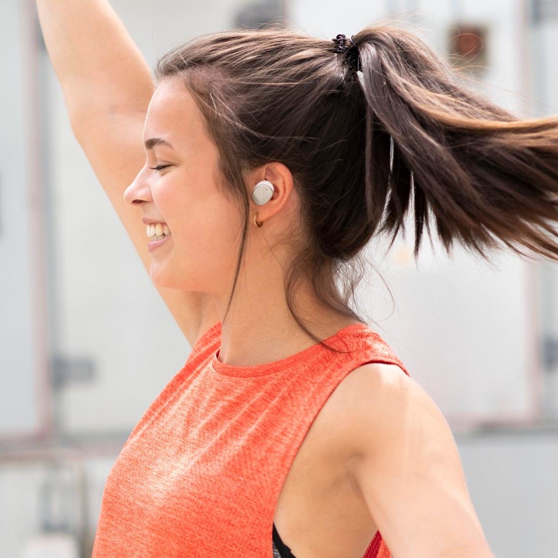 Hama Bluetooth ausinės »Spirit Pure True Wireless in Ear BT ausinės kabellos« Finger-Touch Sensor LautstärkereglerRufannahmetaste Sprachsteuerung