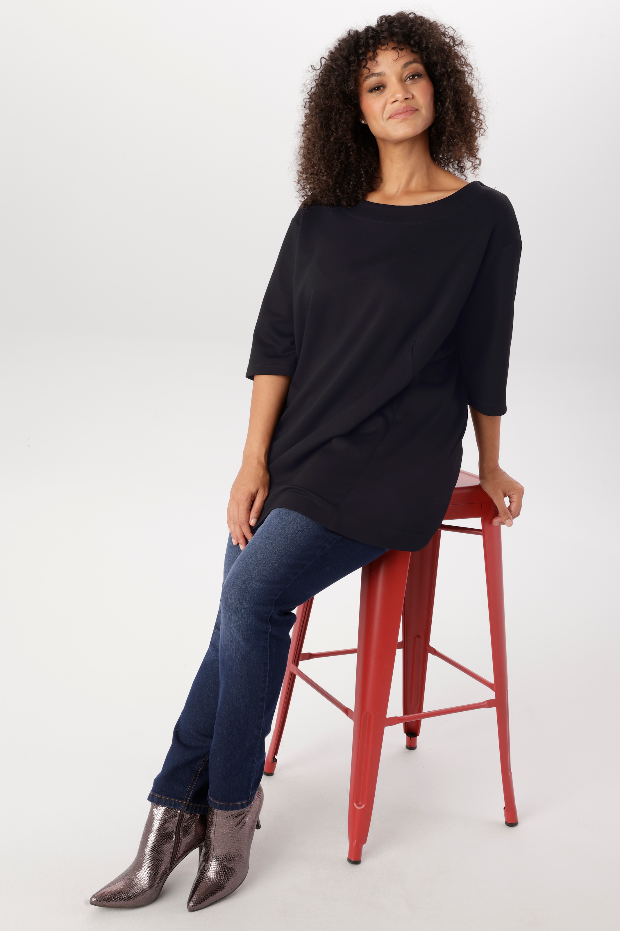 Aniston PLUS Longshirt aus elastische Qualität