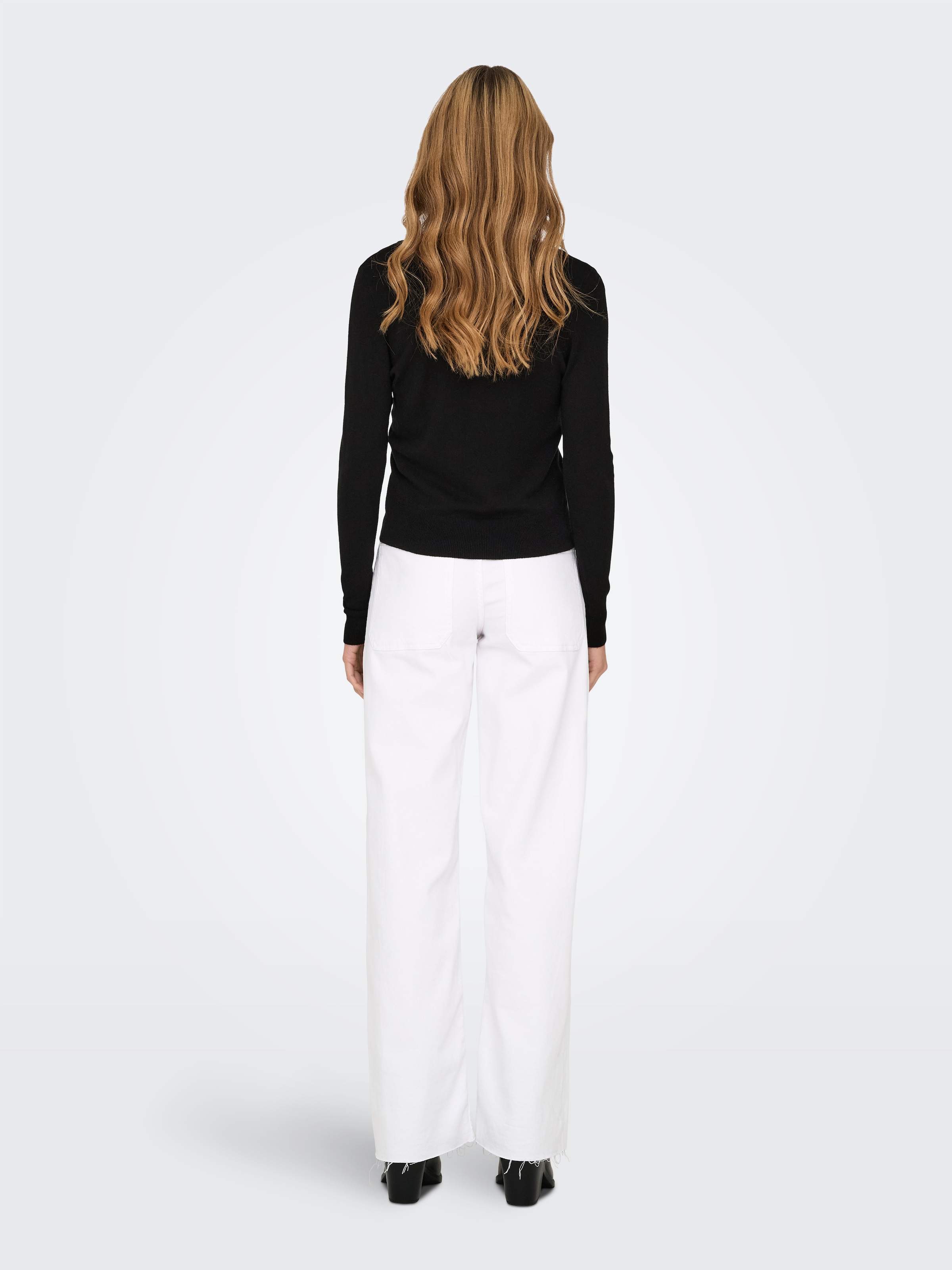 ONLY Strickpullover »ONLVENICE LIFE LS VNECK PULLOVER KNT NCA«