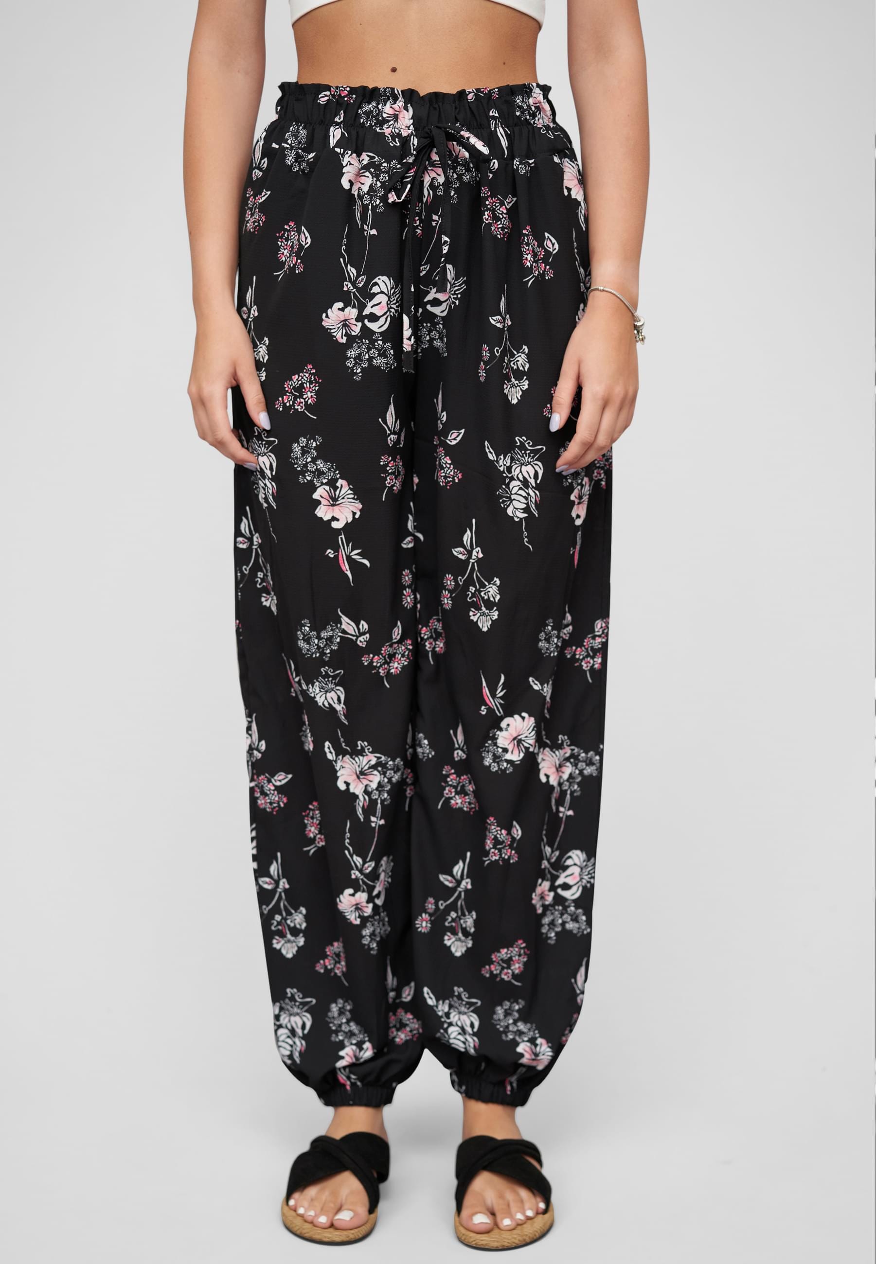 CLOUD 5IVE Stoffhose »CLOUD 5IVE Pants with aop floral print«, (1 tlg.)