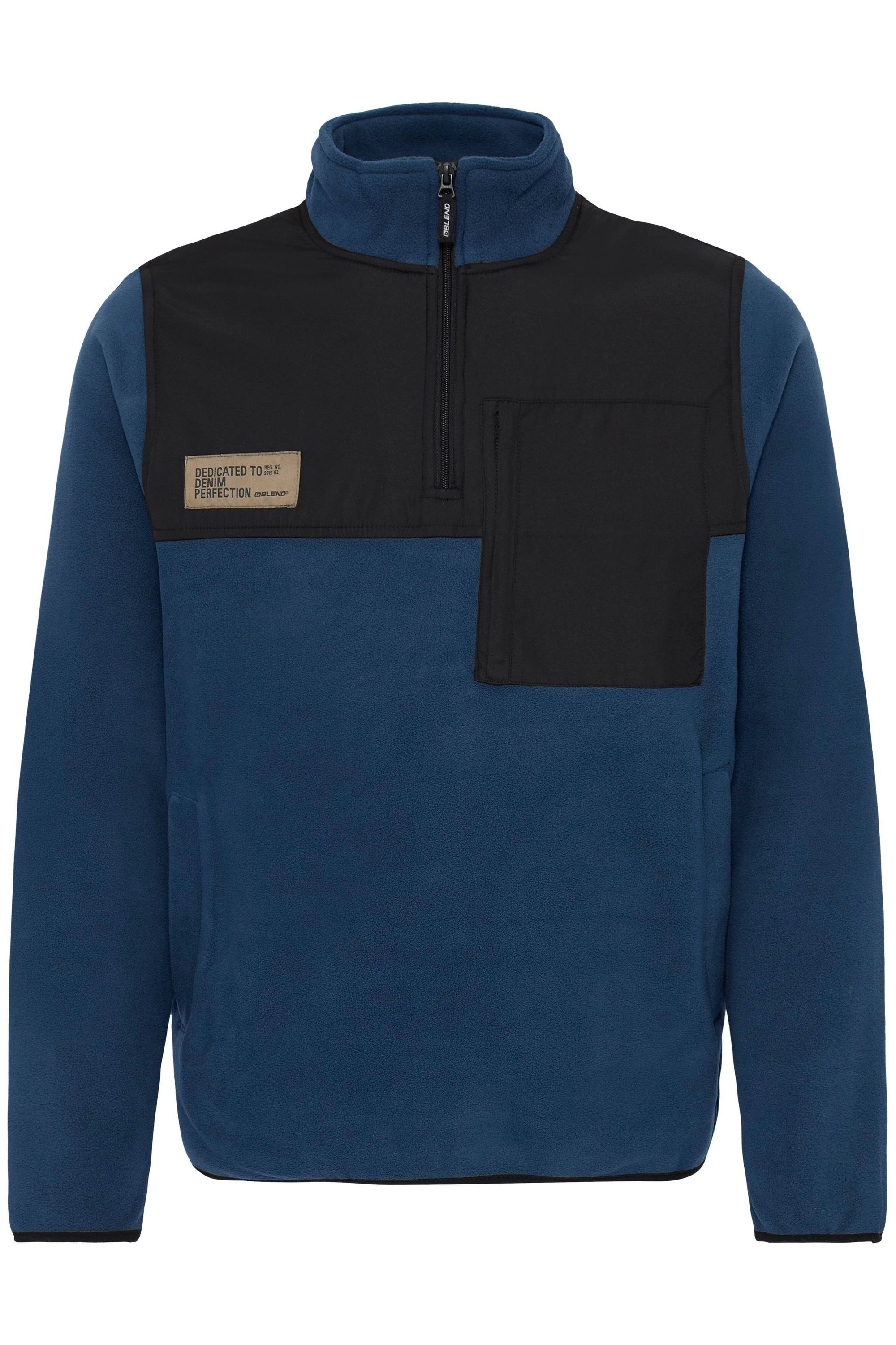 Blend Cardigan "BHMasi" Modische Troyer-Fleecepullover mit Reißverschluss günstig online kaufen