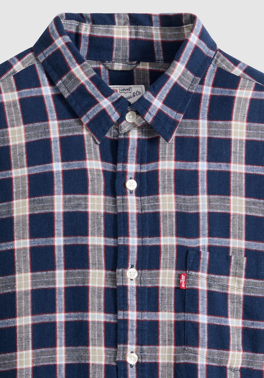 Levi's® Kurzarmhemd »SUNSET 1 PKT STANDRD« Leinenstruktur