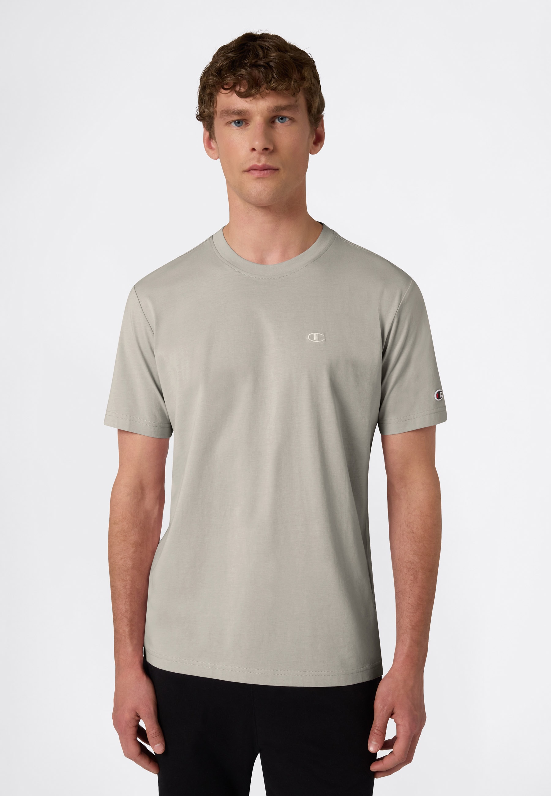 Champion T-Shirt "ICONS TONAL T-Shirt" sportlicher Stil, aus Baumwolle, Kurzarm, komfortabler Sitz