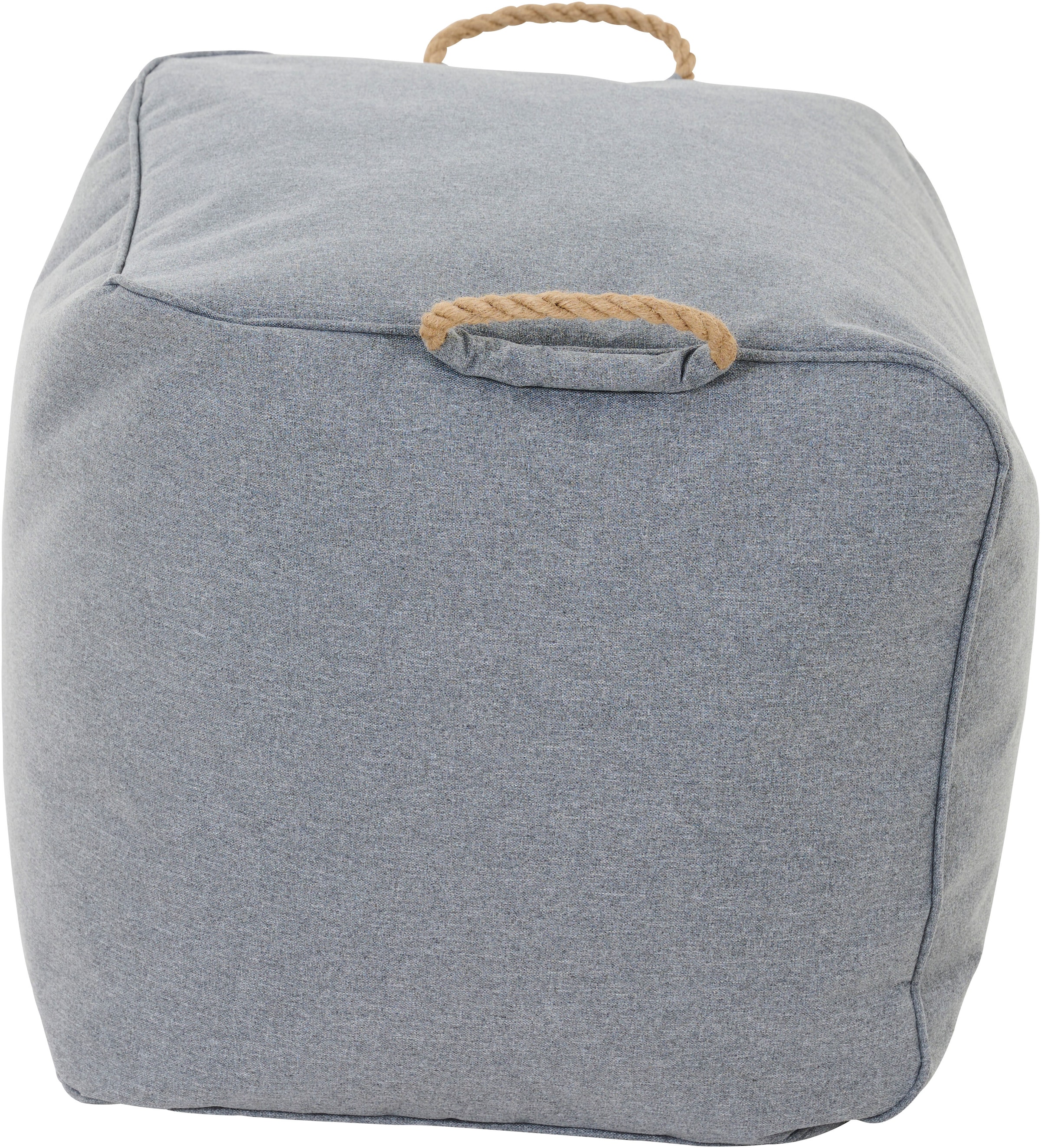 Siena Garden Sitzhocker »Integral Hocker 46 x 48 x 46 cm, Farbe stone grey« Meliert, Bezug aus 100% Polyester, PE-beschichtet