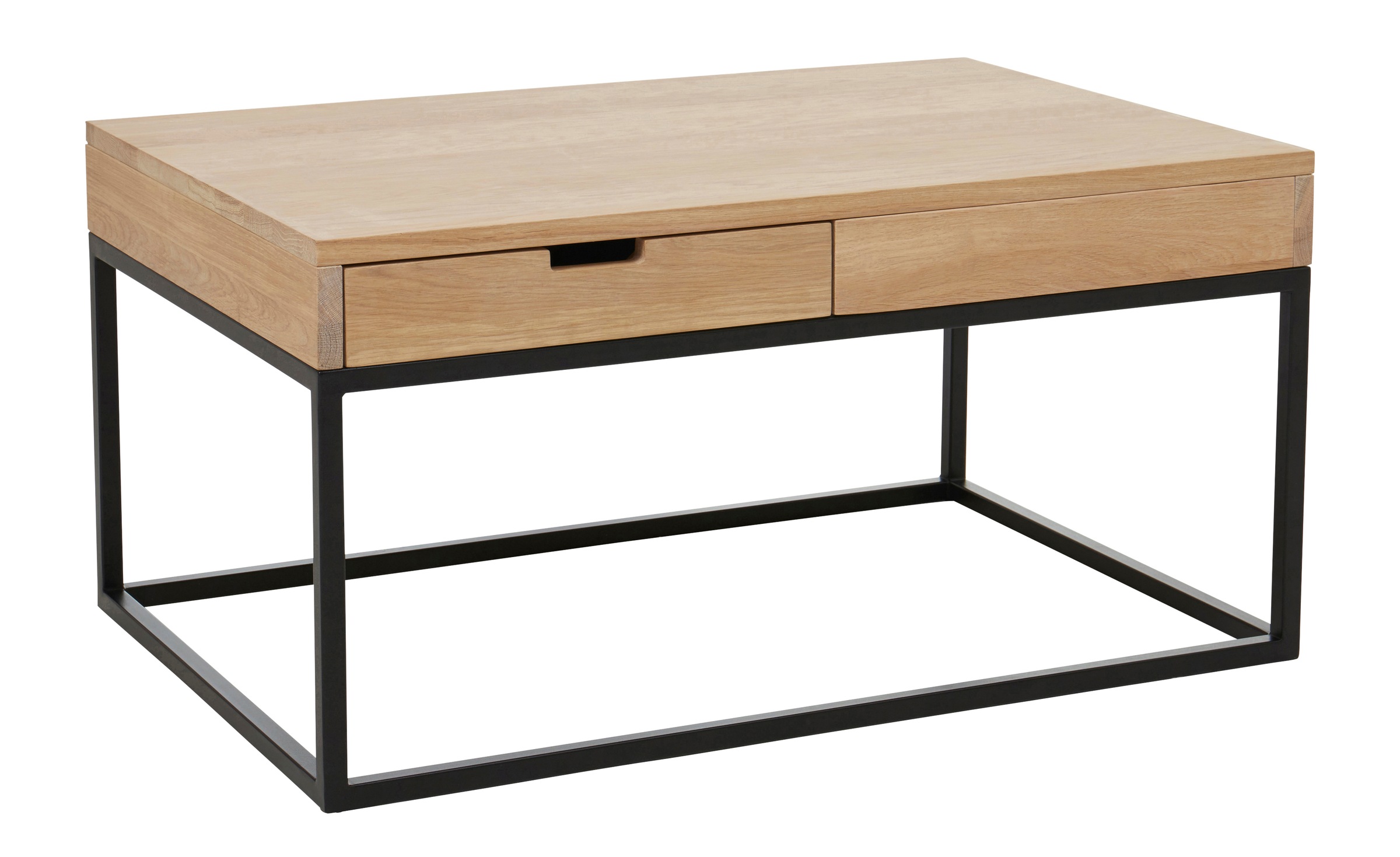 Home affaire Couchtisch "Rava" B/T/H: 90/60/45 cm, aus Eichenholz, FSC zert günstig online kaufen