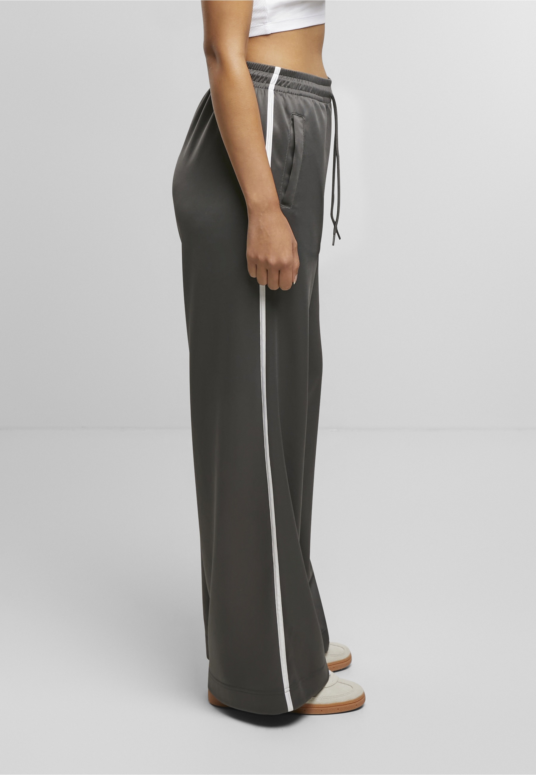 URBAN CLASSICS Jogginghose »Urban Classics Ladies Wide Leg Track Pants«