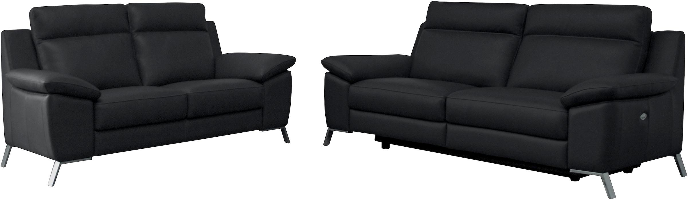 CALIA ITALIA Polstergarnitur "Roby" Set, 2 Stk. tlg. in Leder, mit elektris günstig online kaufen