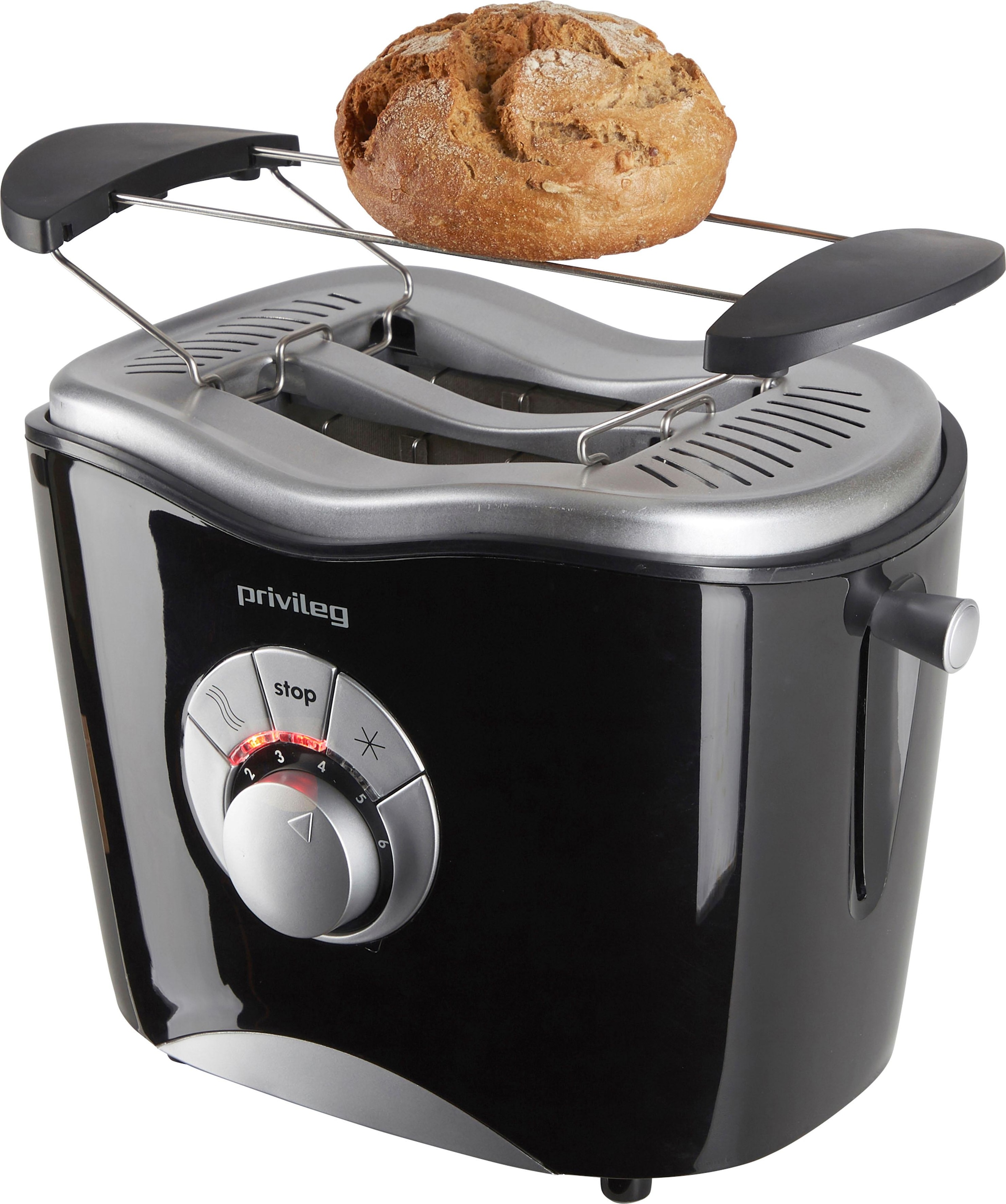 Privileg Toaster »568811«, 2 Schlitze, für kurze | 2 BAUR schwarz Rechnung 860 W, Scheiben, per