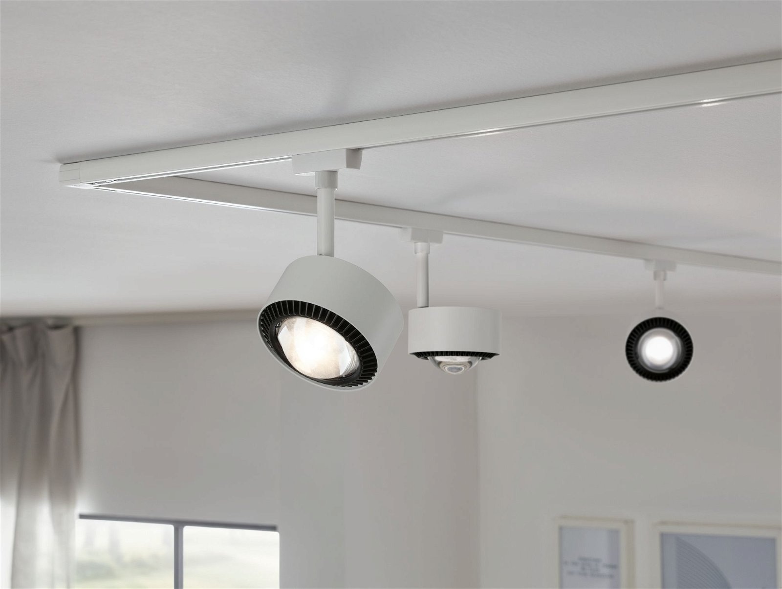 Paulmann Schienensystem-Leuchten »URail Schienenspot Aldan Einzelspot 498lm 8W 2700K 230V Weiß, Schwarz«, dimmbar