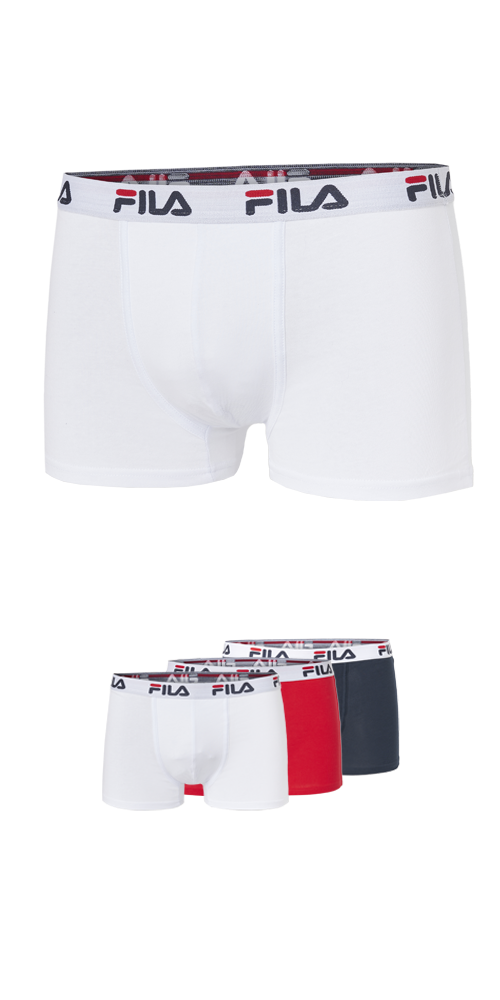 Fila Boxer »MAN BOXER SHORTS«, (3er Pack), mit elastischem Logobund