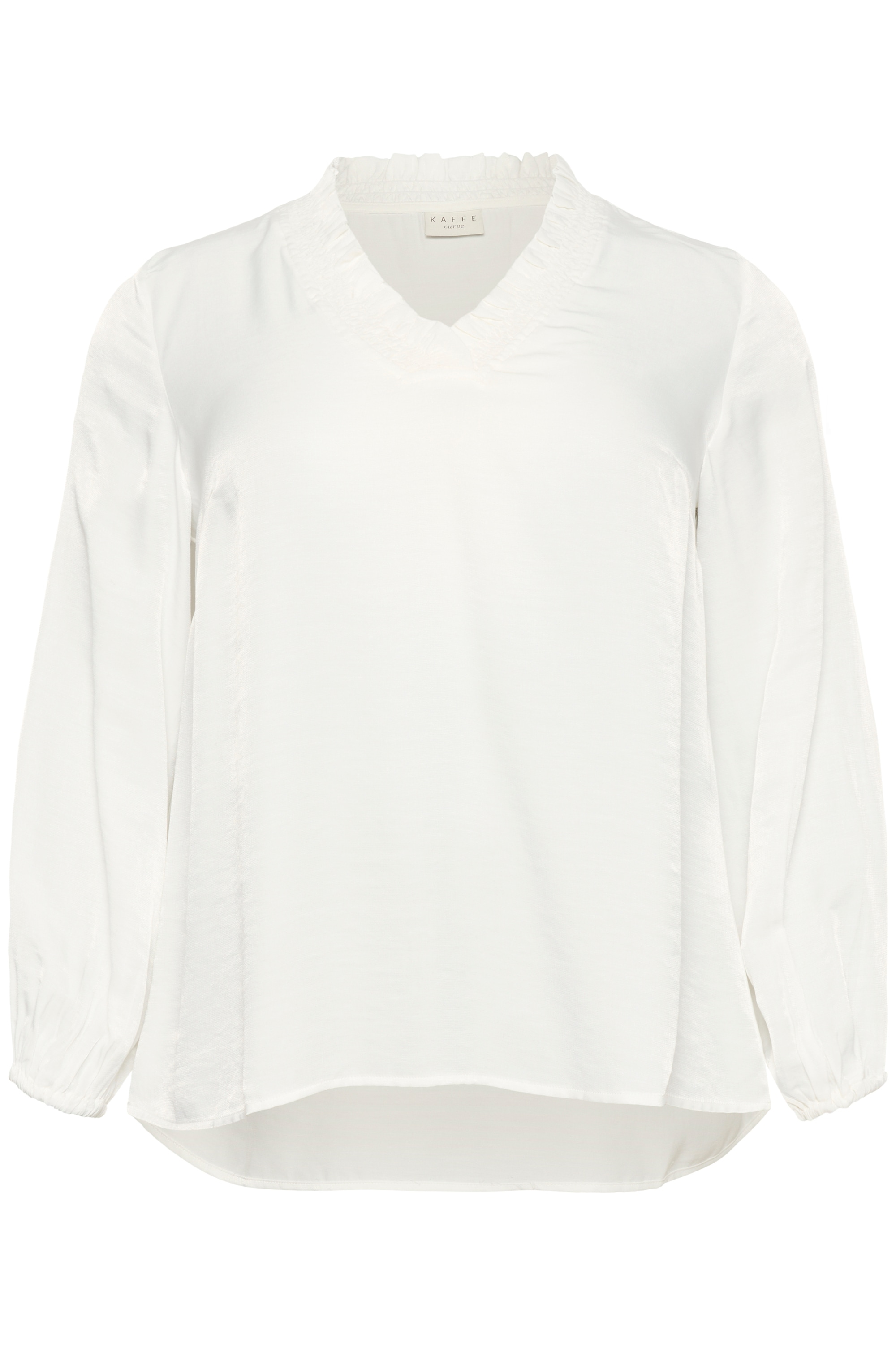 KAFFE Curve Langarmbluse »Damen Bluse langarm KCmilia«