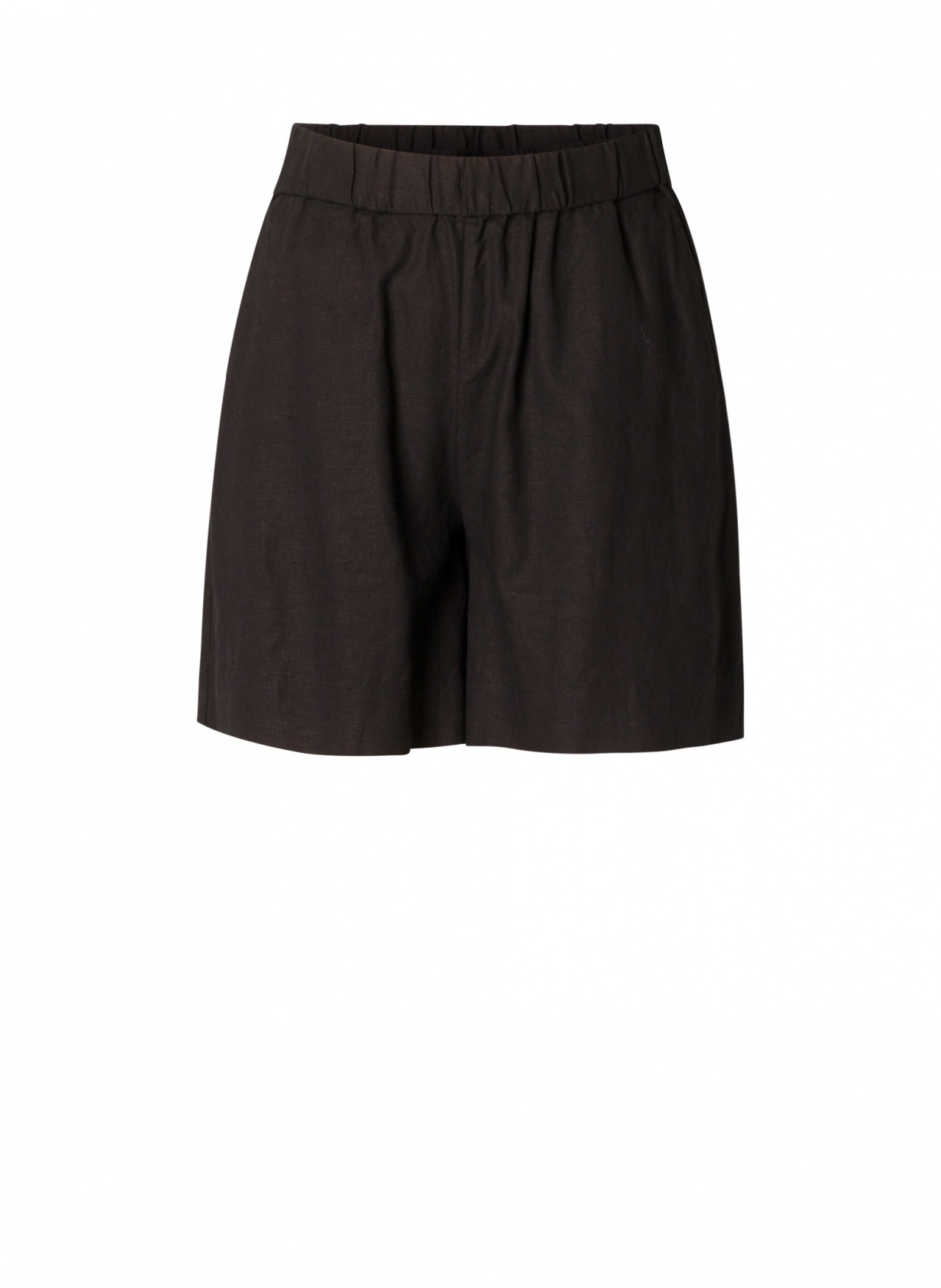 Base Level Curvy Relaxshorts »YARDAN«  Sommerhose aus Leinen und Viskose und mit elastischem Bund
