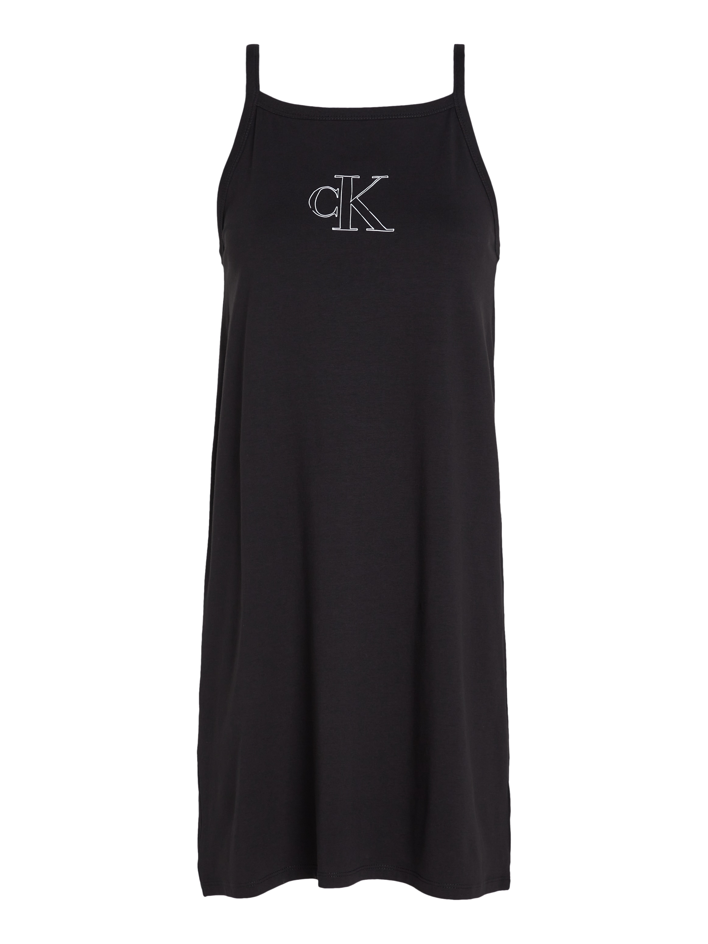 Calvin Klein Jeans Spaghettikleid »OUTLINED CK STRAPPY TANK DRESS«, mit Logoprägung