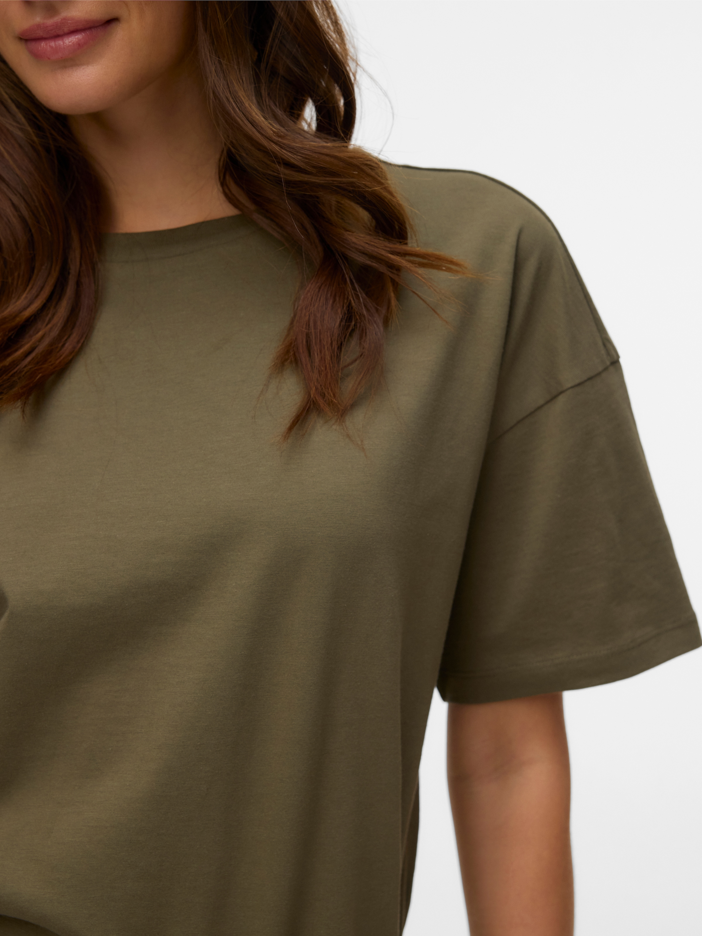 Vero Moda Shirtkleid "VMMOLLY SS OVERSIZE CALF DRESS NOOS" Baumwolle, regul günstig online kaufen