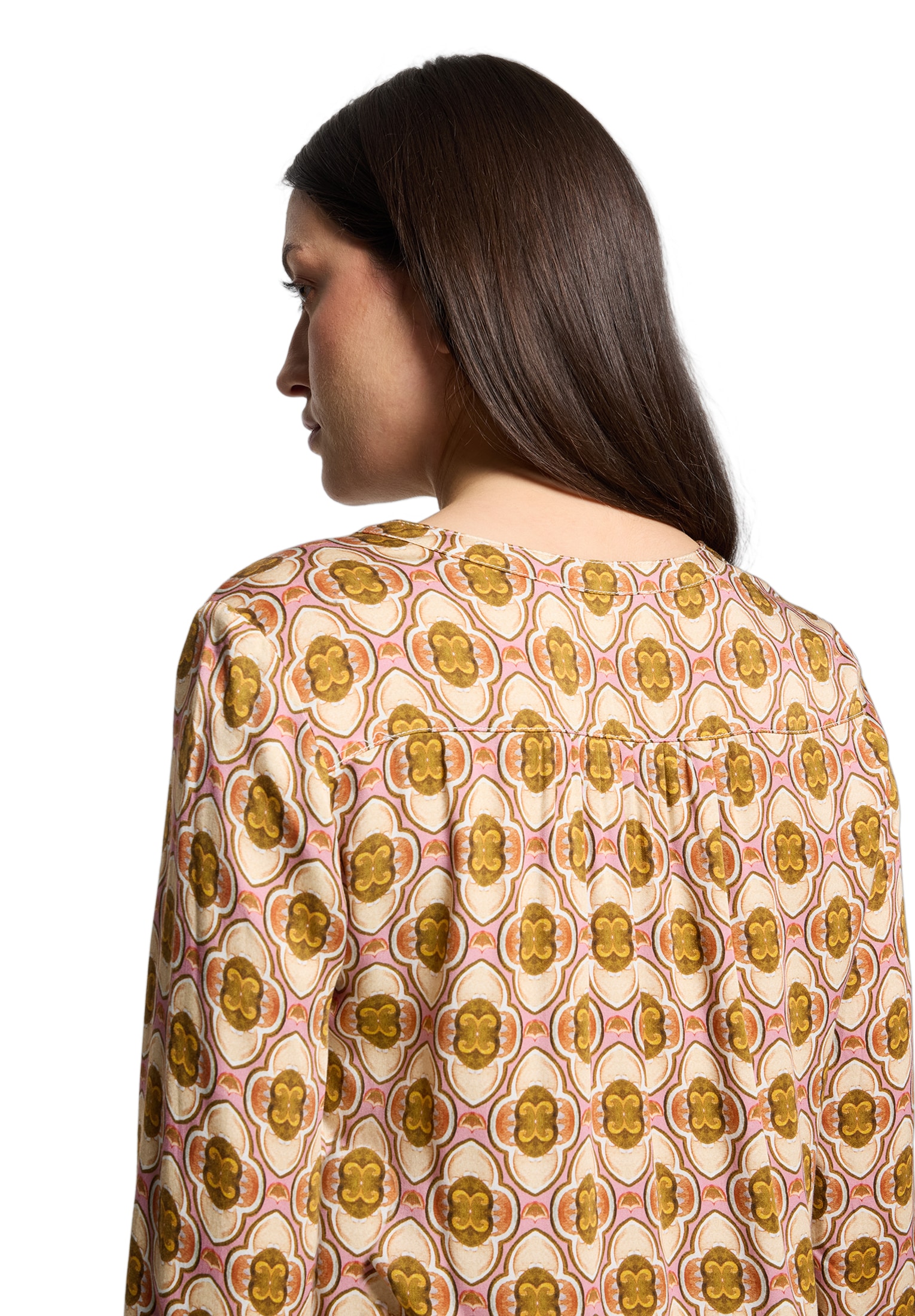 Cartoon Schlupfbluse »Damen mit Knöpfen«