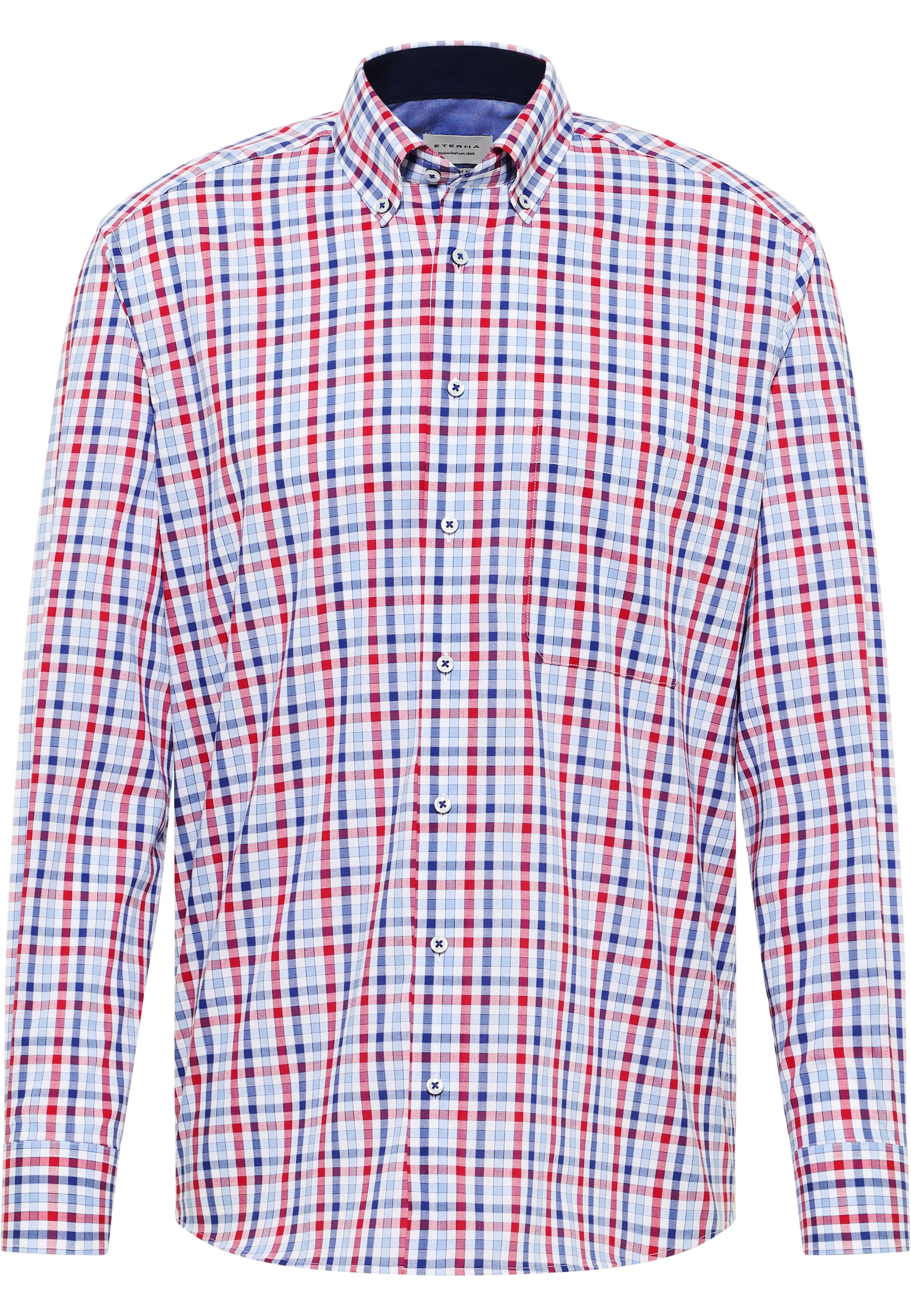 Eterna Langarmhemd »COMFORT FIT«, NON IRON (bügelfrei)