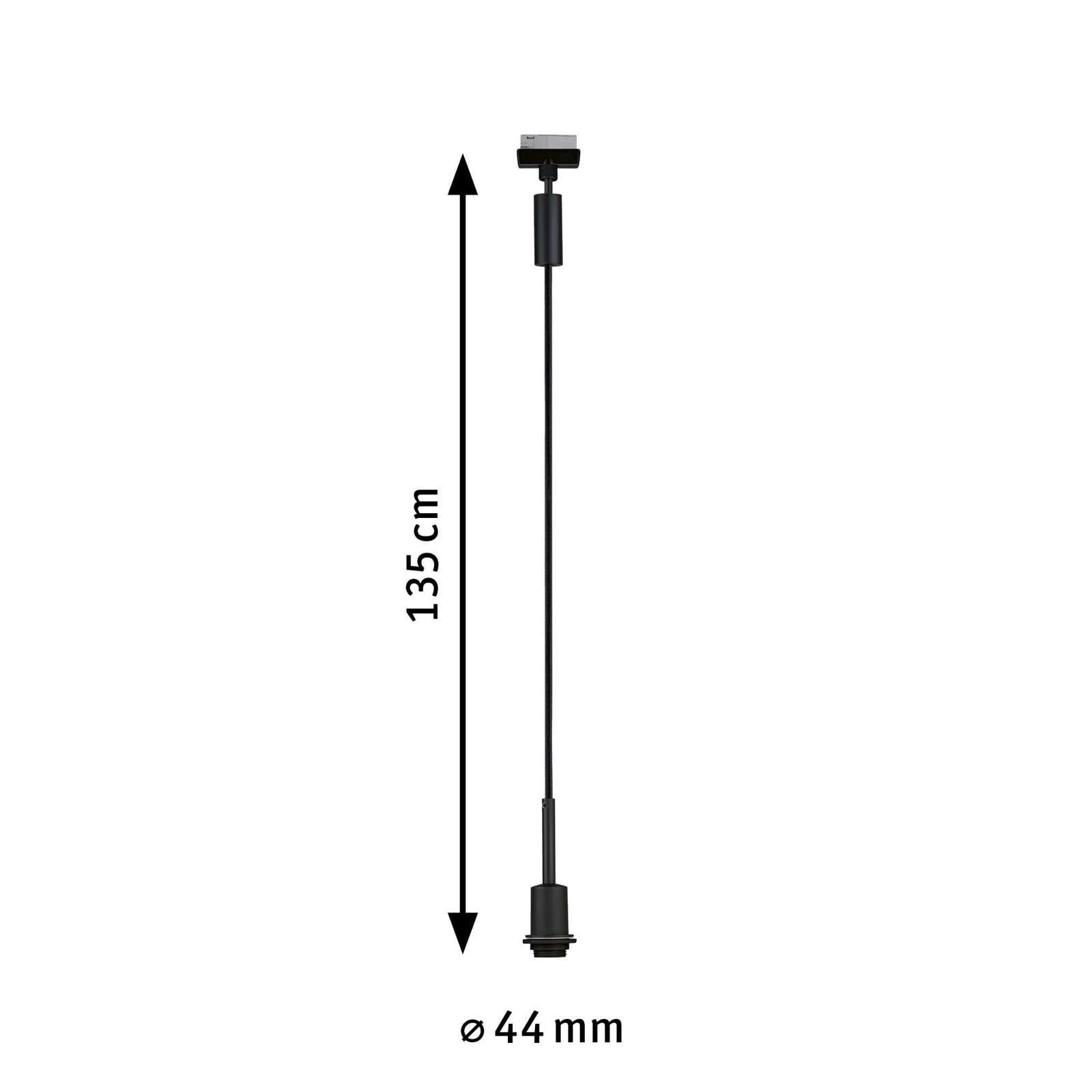 Paulmann Deckenleuchte »URail Pendel DecoSystems Basic E14 max. 20W dimmbar 230V«, 1 flammig-flammig, Einzelspot, dimmbar