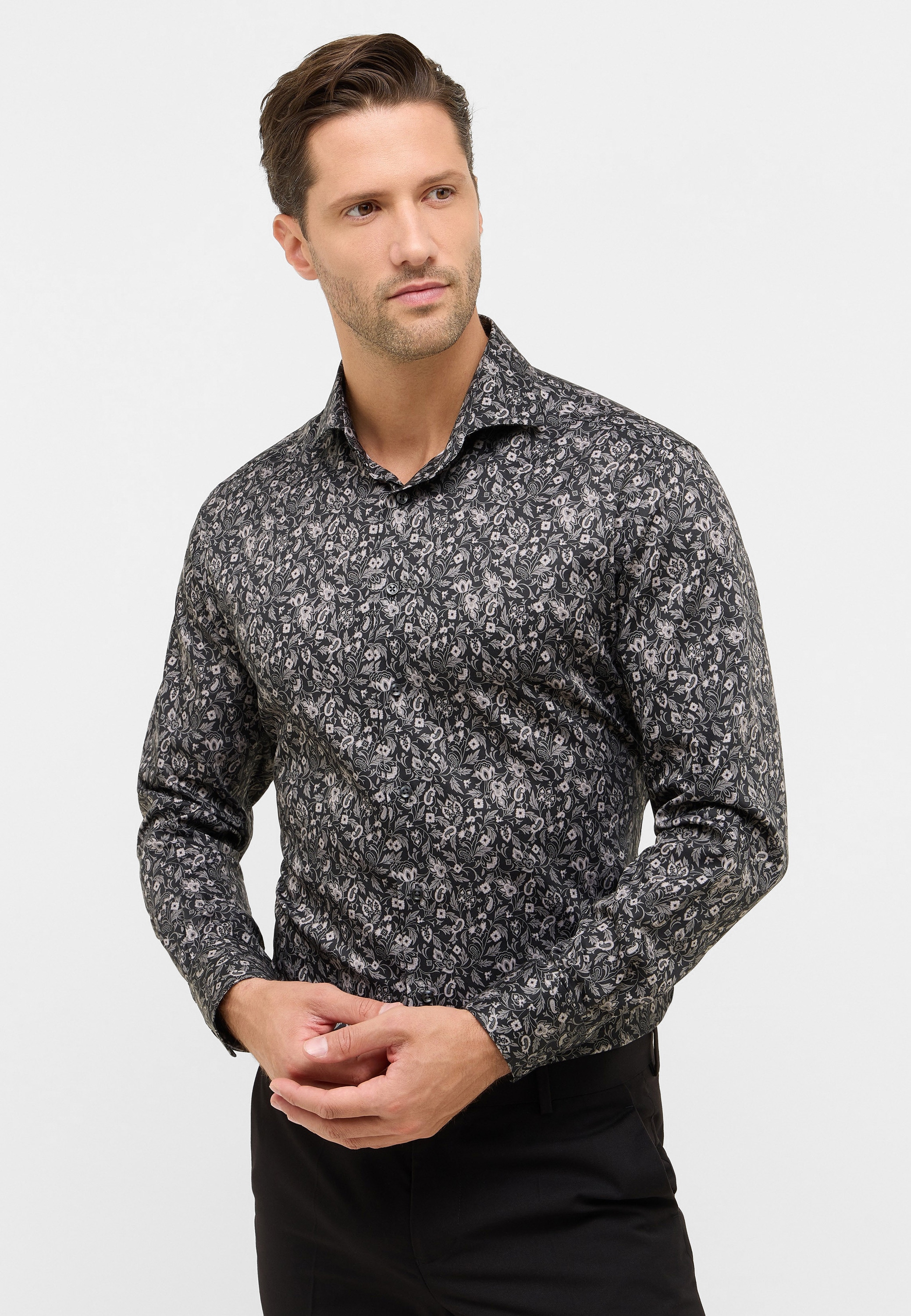 Eterna Langarmhemd "MODERN FIT" NON IRON (bügelfrei) günstig online kaufen