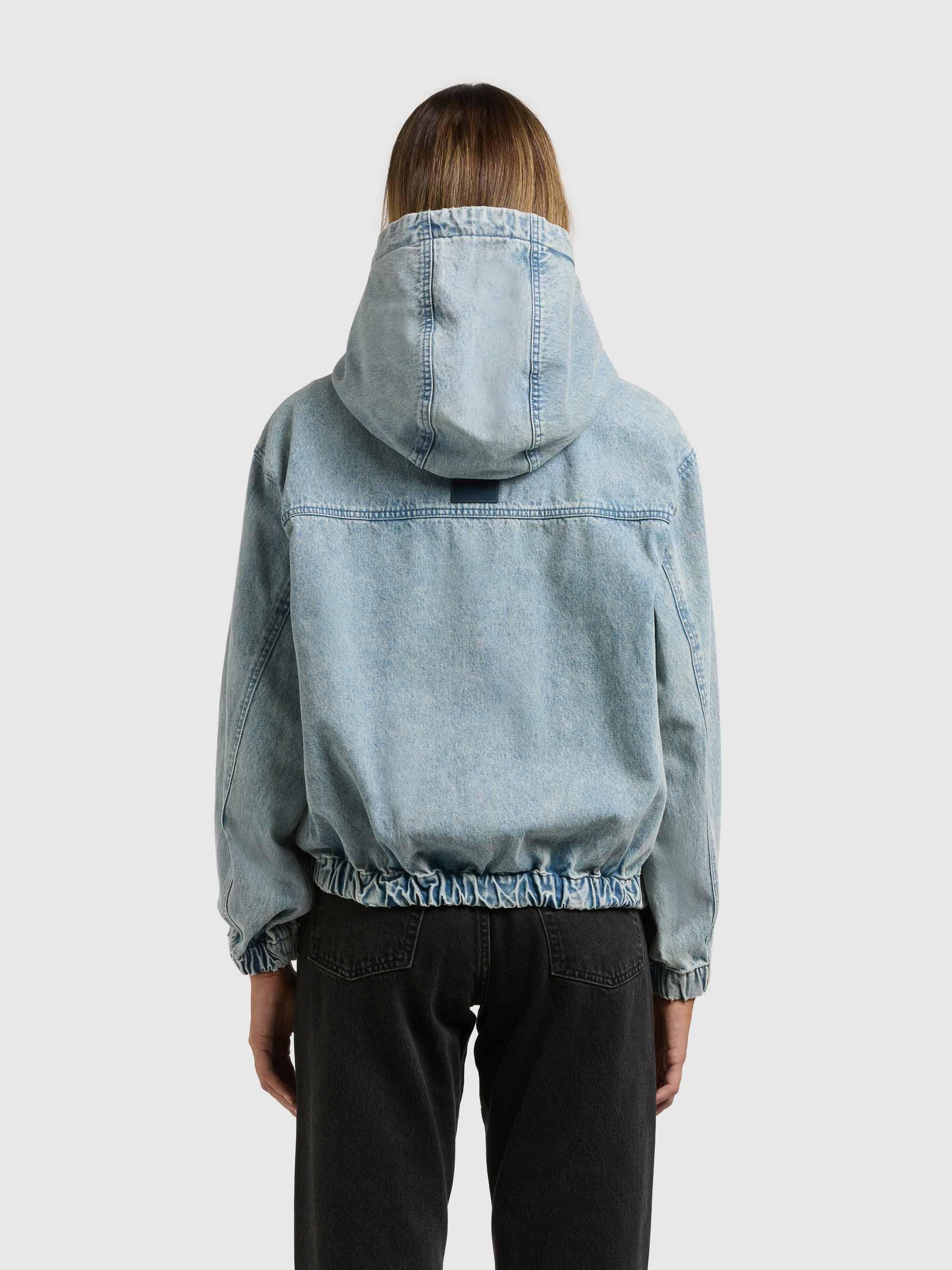 Thumbnail - khujo Jeansjacke "Gretel" mit Kapuze Modische Jacke in Jeans-Optik